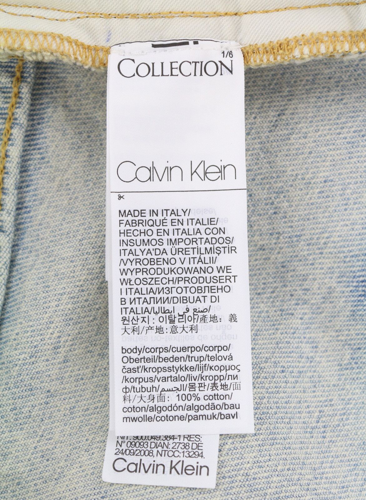 Calvin Klein W30/L32 Blue Faded Wide Leg Relaxed 87834 Size US 30 / EU 46 - 7 Thumbnail