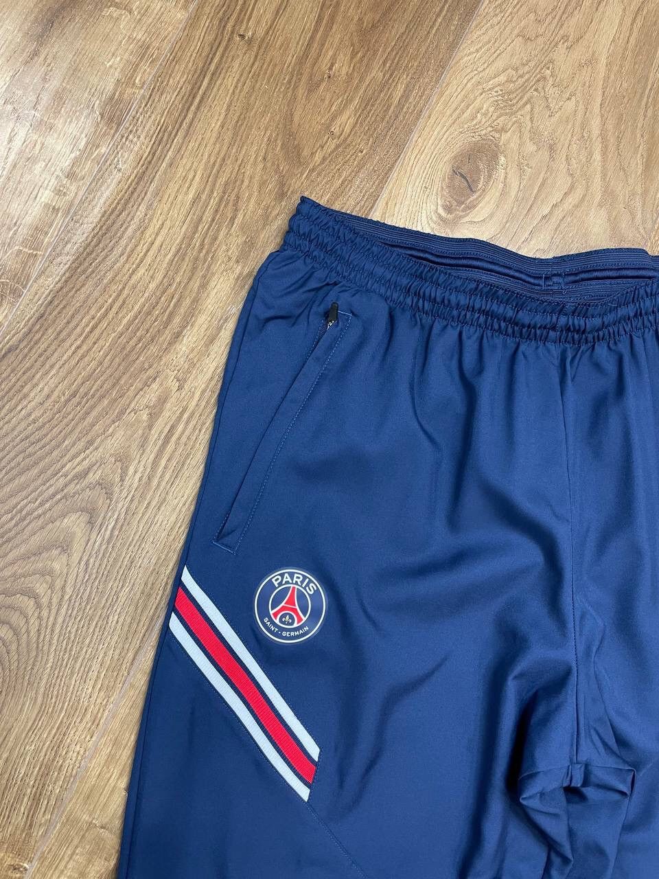 Jordan Brand × Vintage Vintage Nike Air Jordan Drill Nylon France PSG Pants Joggers Size US 36 / EU 52 - 6 Thumbnail