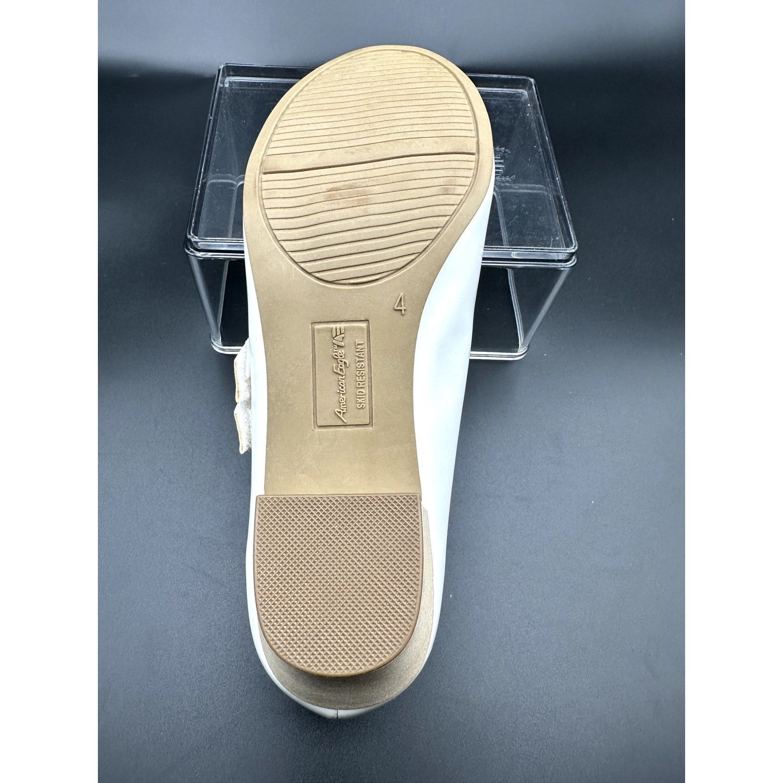 Other American Eagle Girls White Dress Shoe-Double Strap Mary Jane Size US 4 / IT 34 - 4 Thumbnail