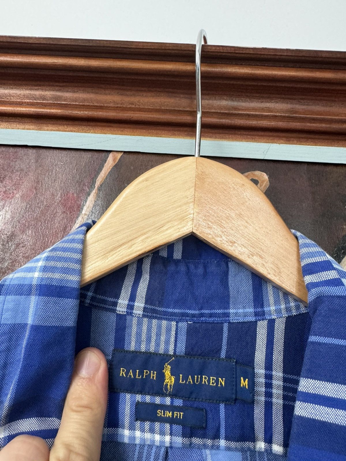 Ralph Lauren Polo Ralph Lauren Blue Checkered Button Up Shirt Casual Size US M / EU 48-50 / 2 - 4 Thumbnail