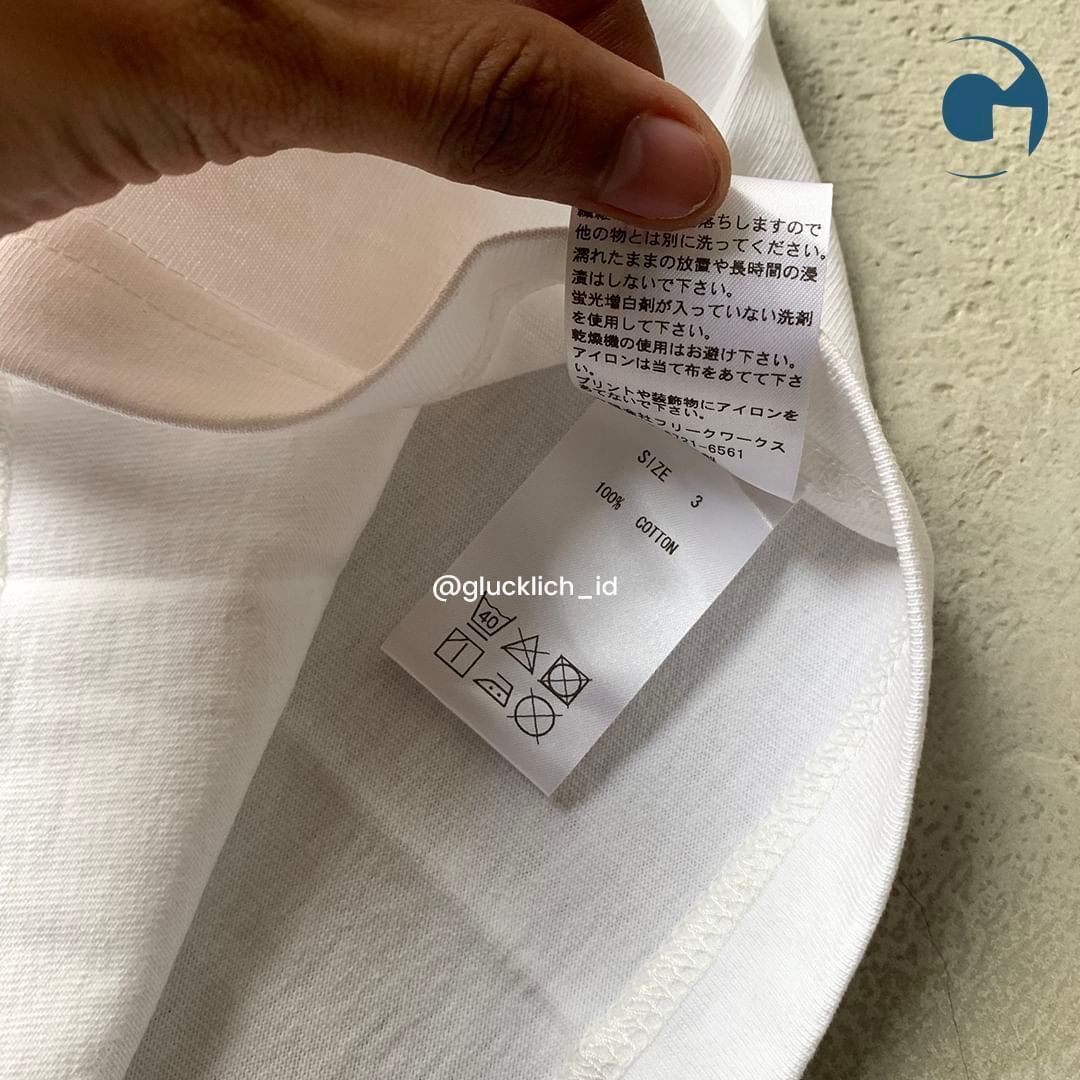 FDMTL FDMTL, Logo Indigo Tee 23SS in White Size US M / EU 48-50 / 2 - 7 Thumbnail