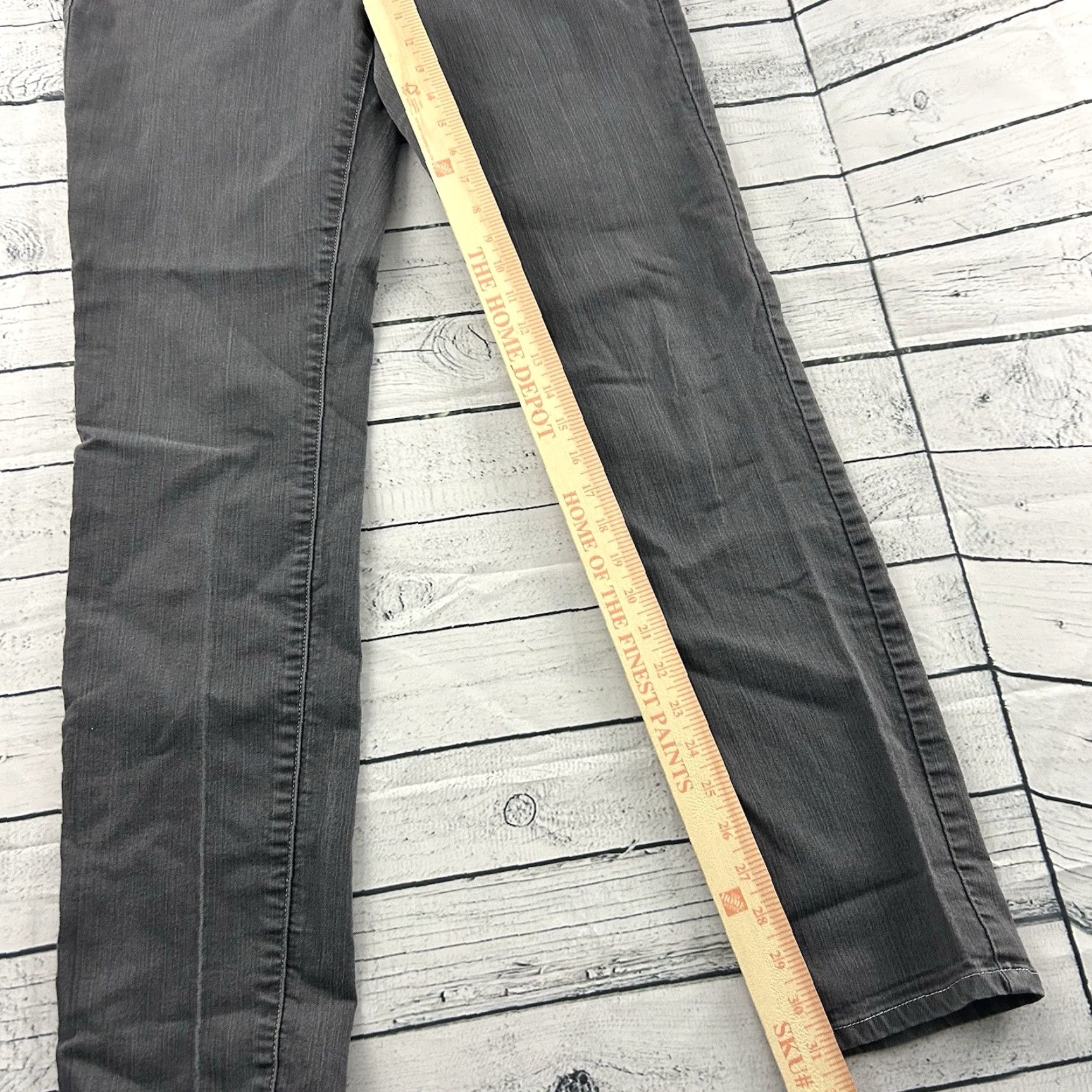 Prana PrAna Gray Wash Denim Jeans Women's 12 Skinny Jeans Gray Denim 12 Womens Size 34" / US 12 / IT 48 - 2 Thumbnail