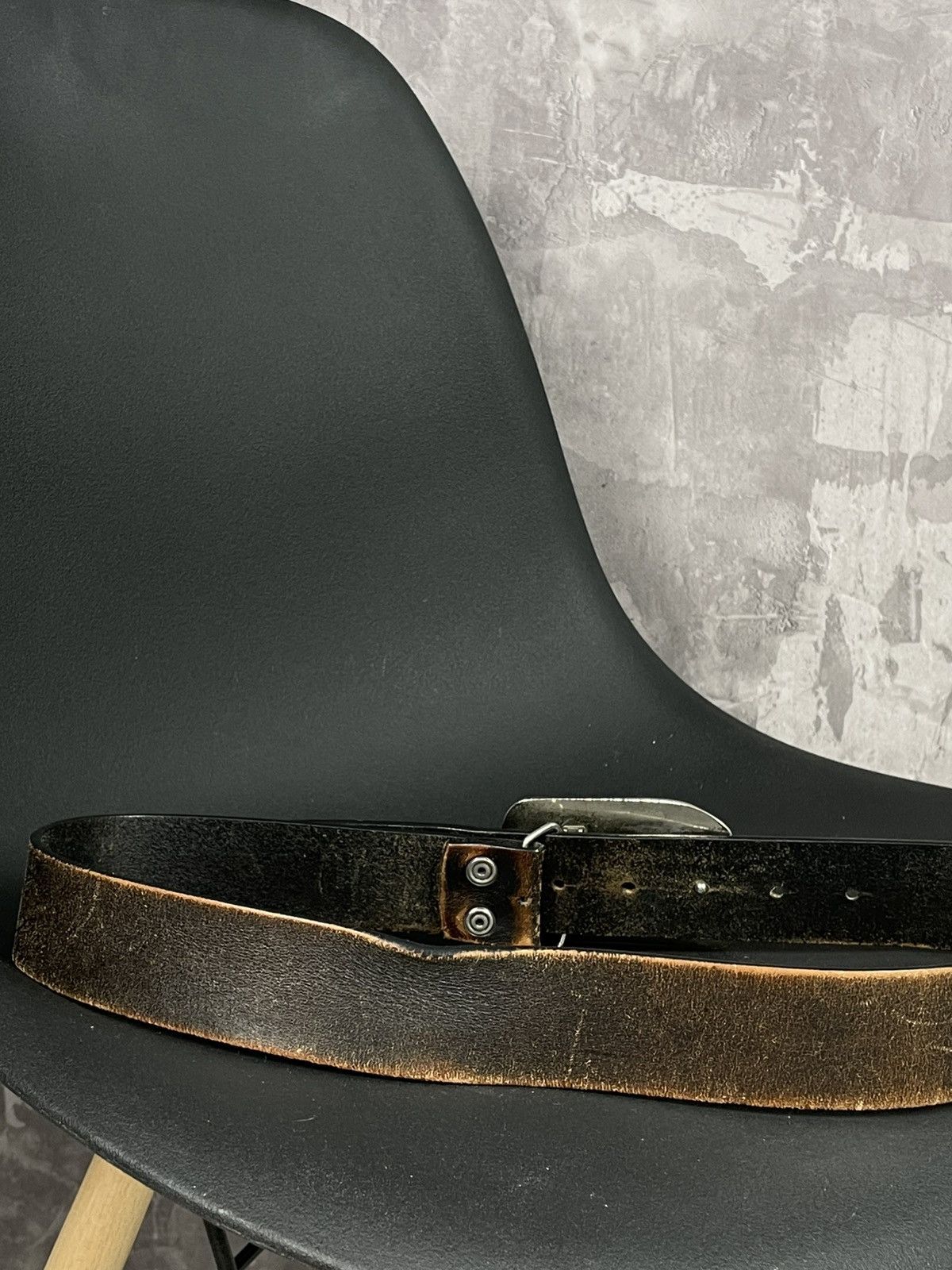 Japanese Brand × Levi's Levi’s Vintage Metal Buckle belt Brown Leather Size ONE SIZE - 6 Thumbnail