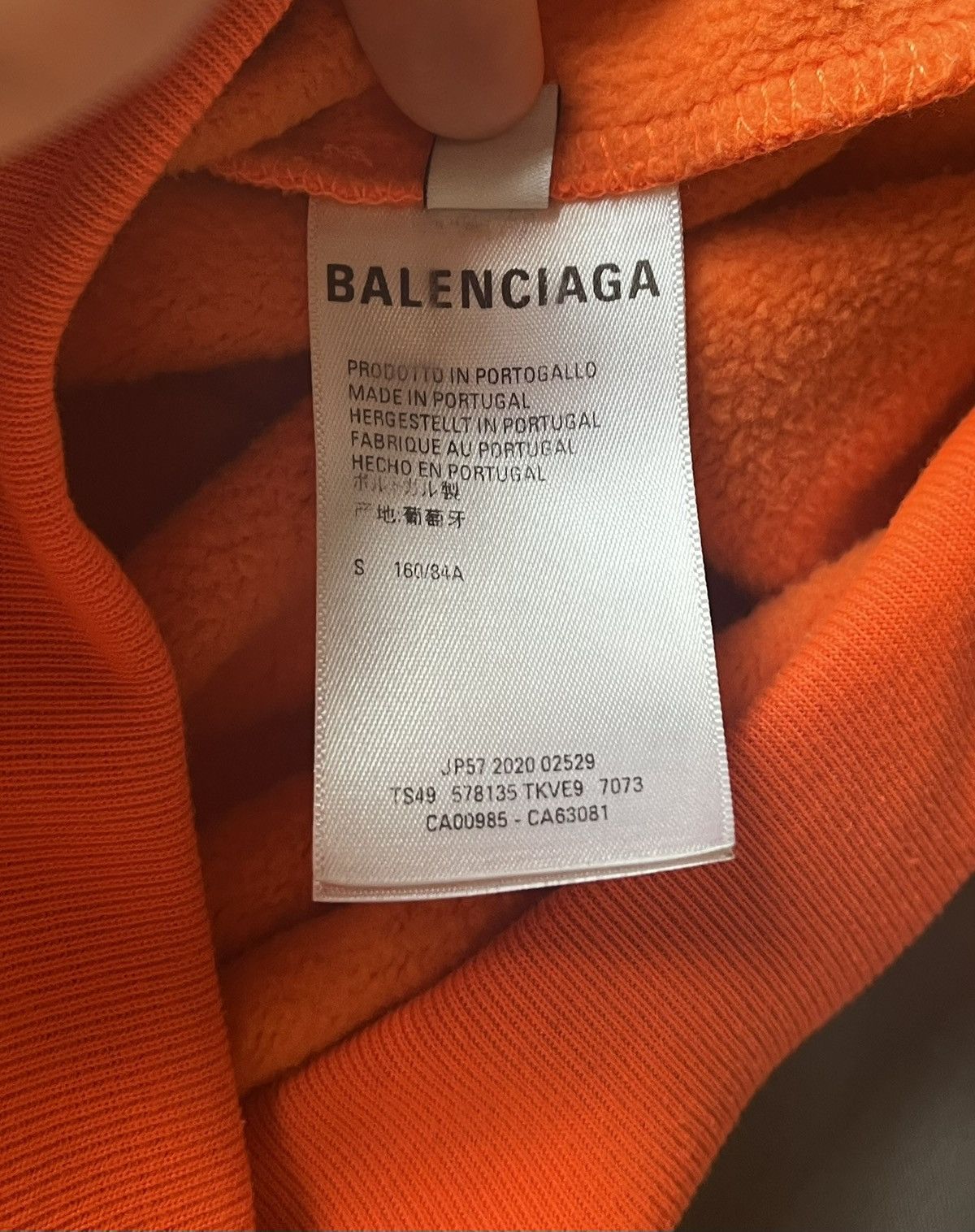 Balenciaga Balenciaga Hoodie Orange Size US S / EU 44-46 / 1 - 8 Thumbnail
