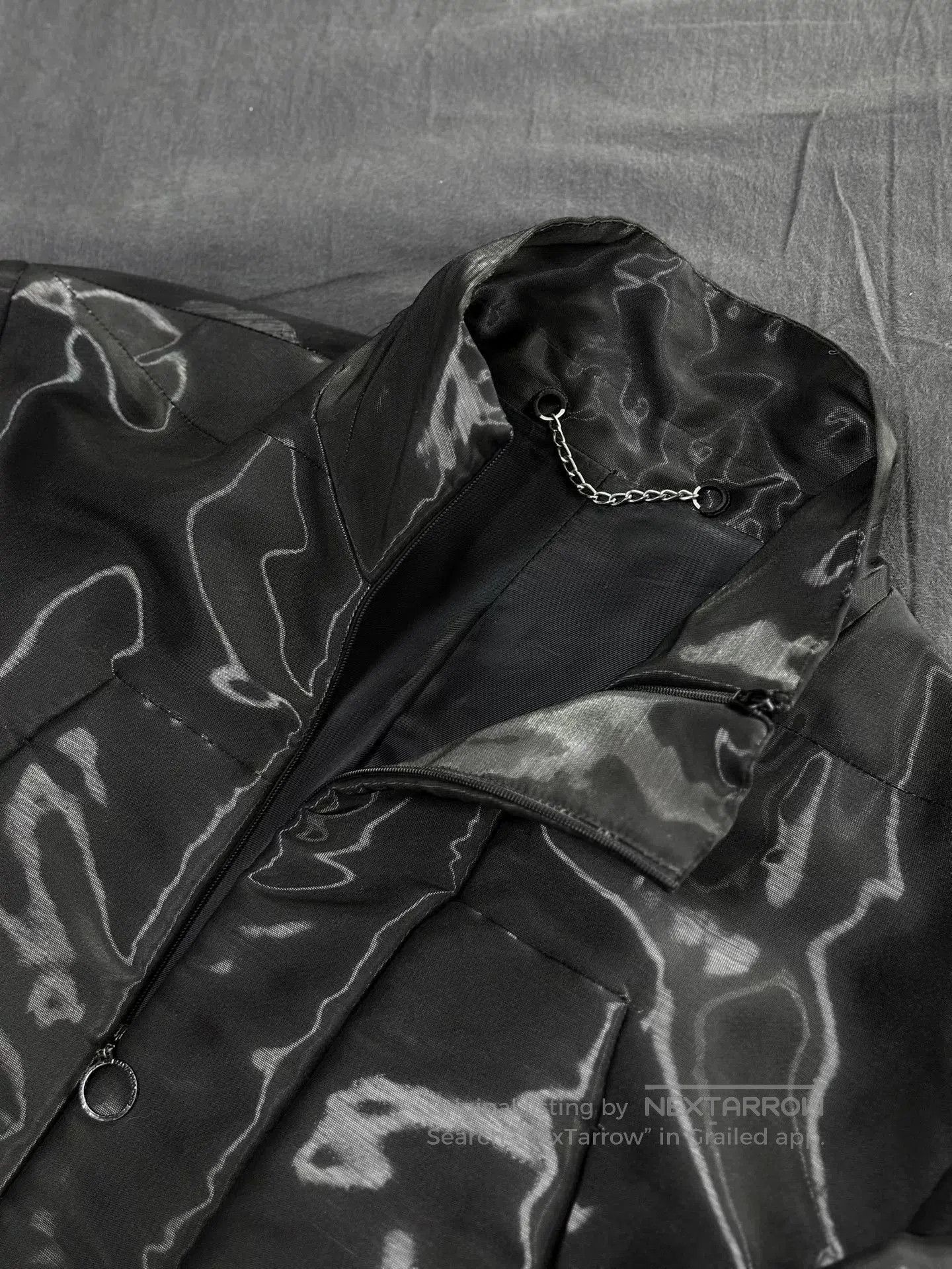 Balenciaga Balenciaga Deconstructed Liquid Metal Jacket. Size US S / EU 44-46 / 1 - 4 Thumbnail