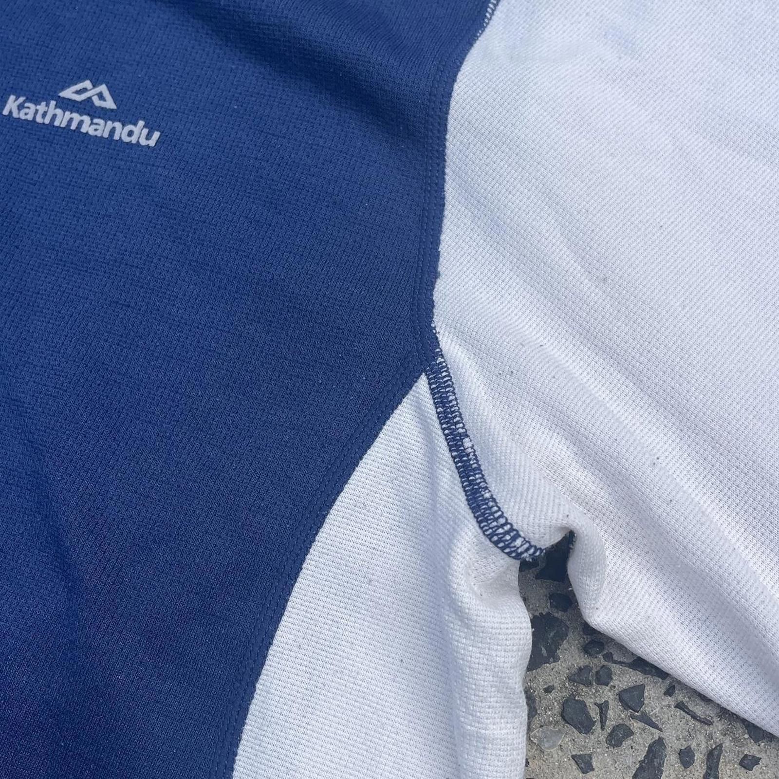 Kathmandu Blue and White Kathmandu Tee Size M / US 6-8 / IT 42-44 - 5 Thumbnail