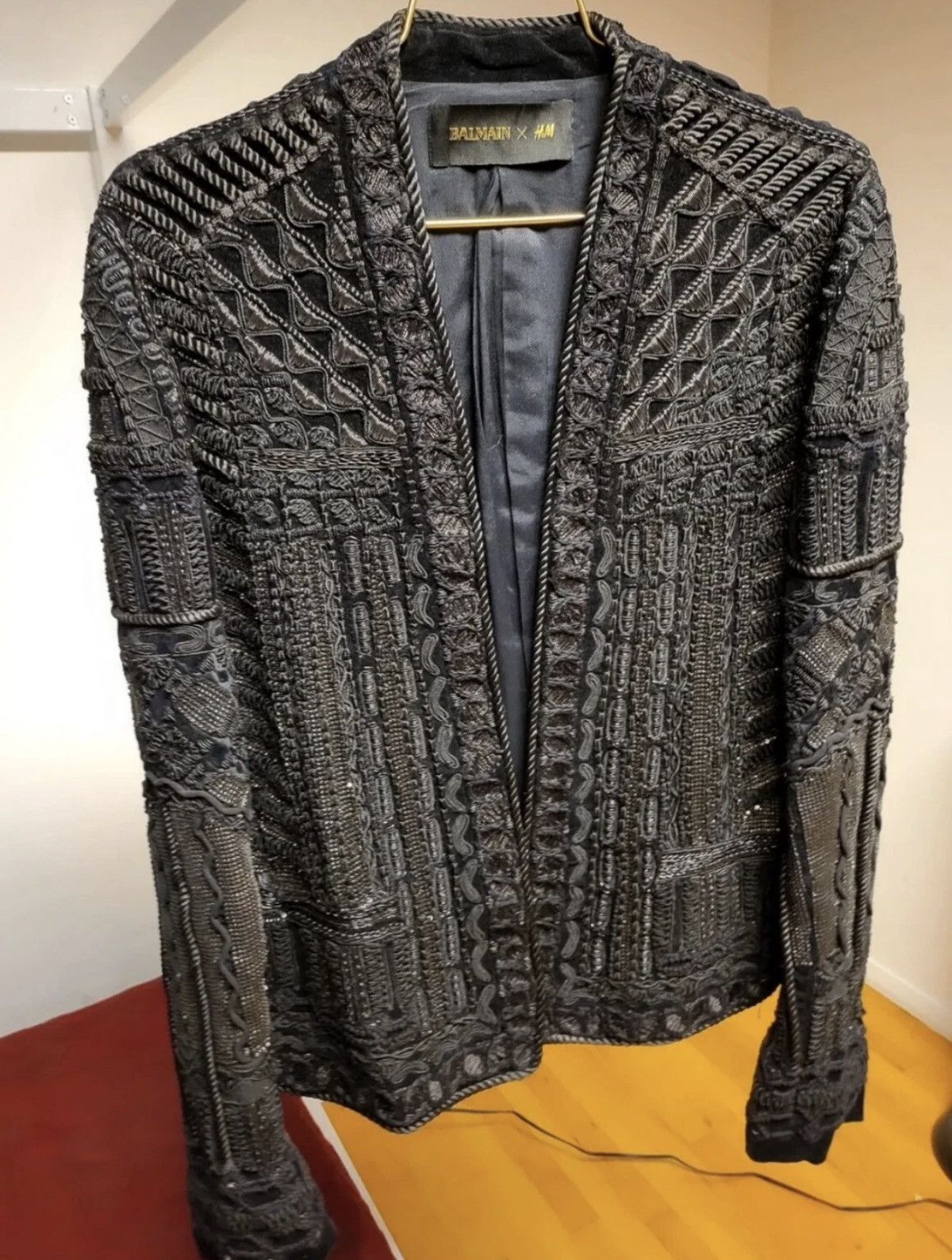Balmain × H&M Balmain × H&M Embroidered Jacket RARE US 34R XS Size US S / EU 44-46 / 1 - 3 Thumbnail