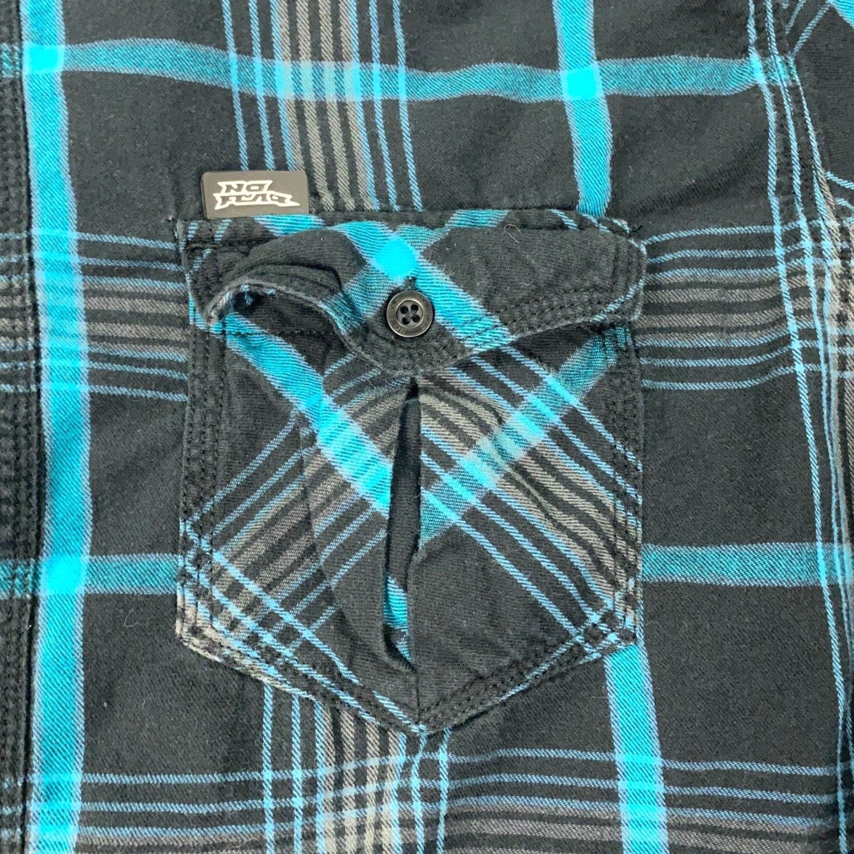 No Fear VINTAGE No Fear Plaid Flannel Shirt Men Large Long Sleeve Casual Retro 2000s Size US L / EU 52-54 / 3 - 3 Thumbnail