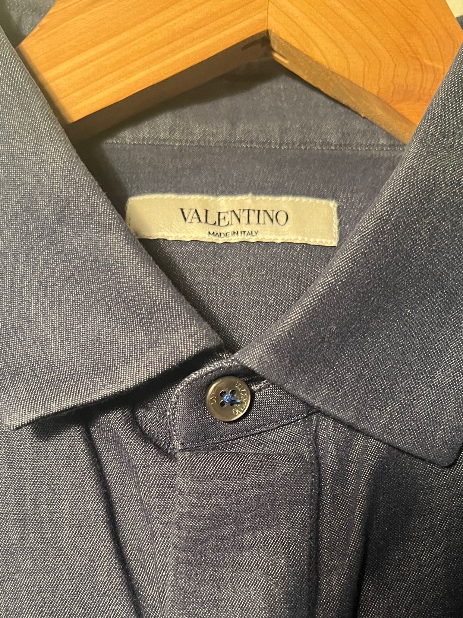 Valentino Valentino Indigo Shirt Size US S / EU 44-46 / 1 - 2 Thumbnail