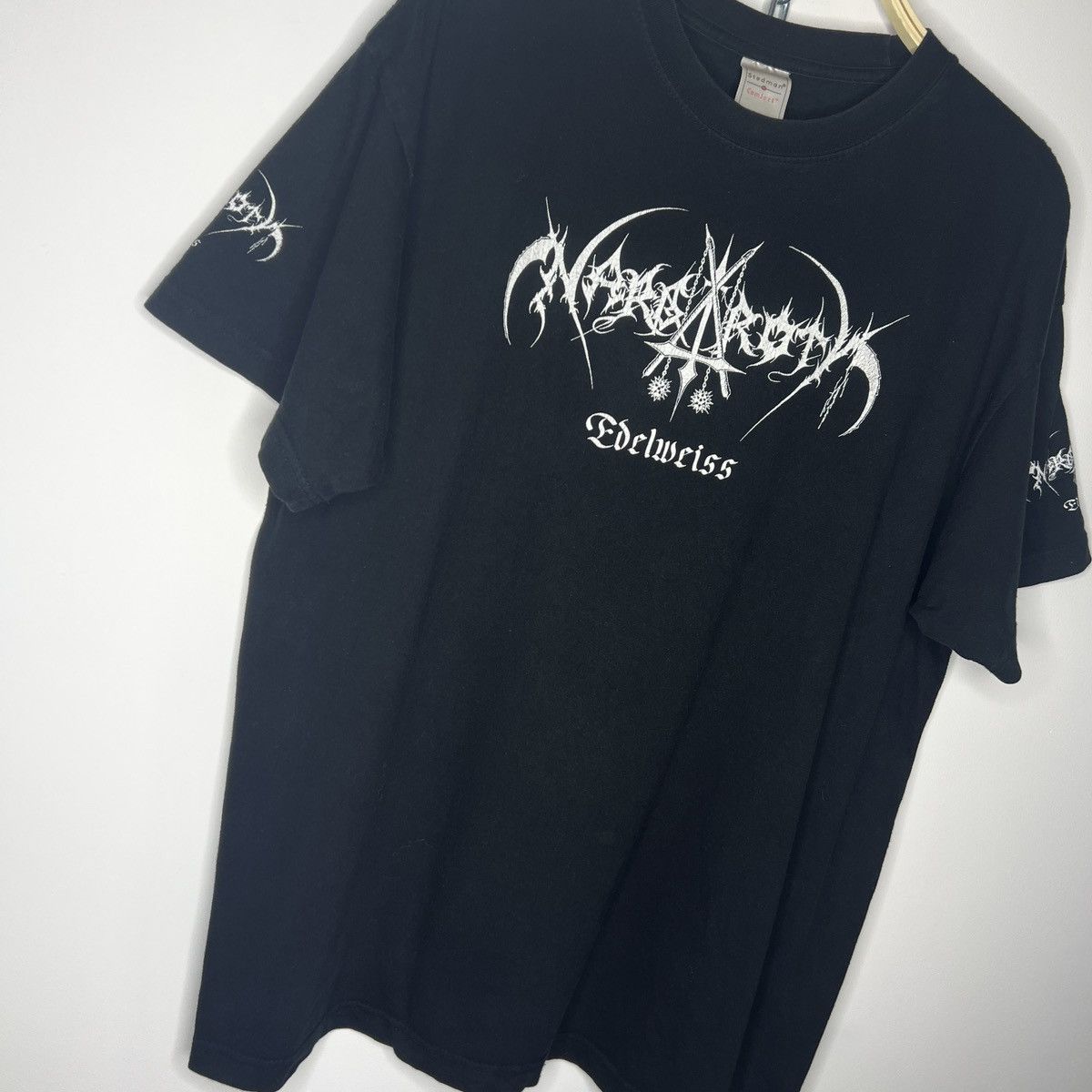 Band Tees Rare Vintage 90s Nargaroth Black Metal Rock Band T Shirt Size US XL / EU 56 / 4 - 4 Thumbnail