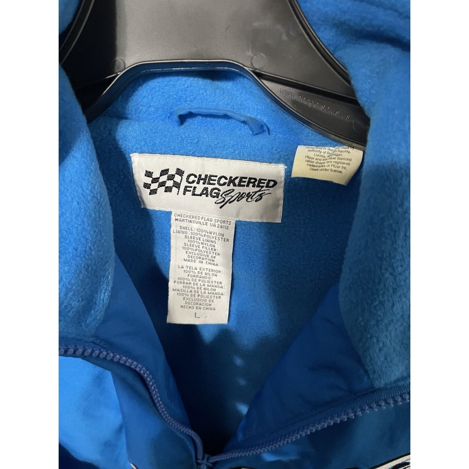 NASCAR Size L- NASCAR VTG Mark Martin Pfizer Race Team Jacket Size US L / EU 52-54 / 3 - 3 Thumbnail