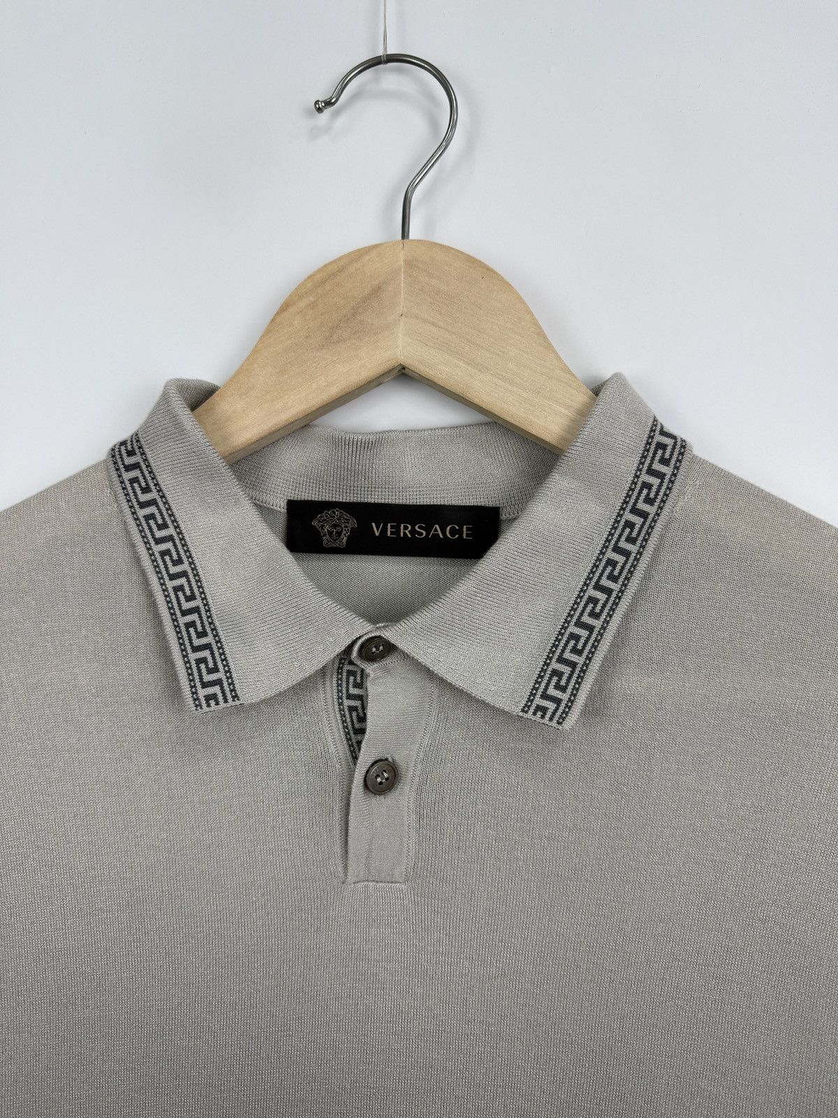 Versace 🇮🇹 Vintage Gianni Versace Couture Polo T-Shirt Y2K Rare Retro Size US M / EU 48-50 / 2 - 4 Thumbnail
