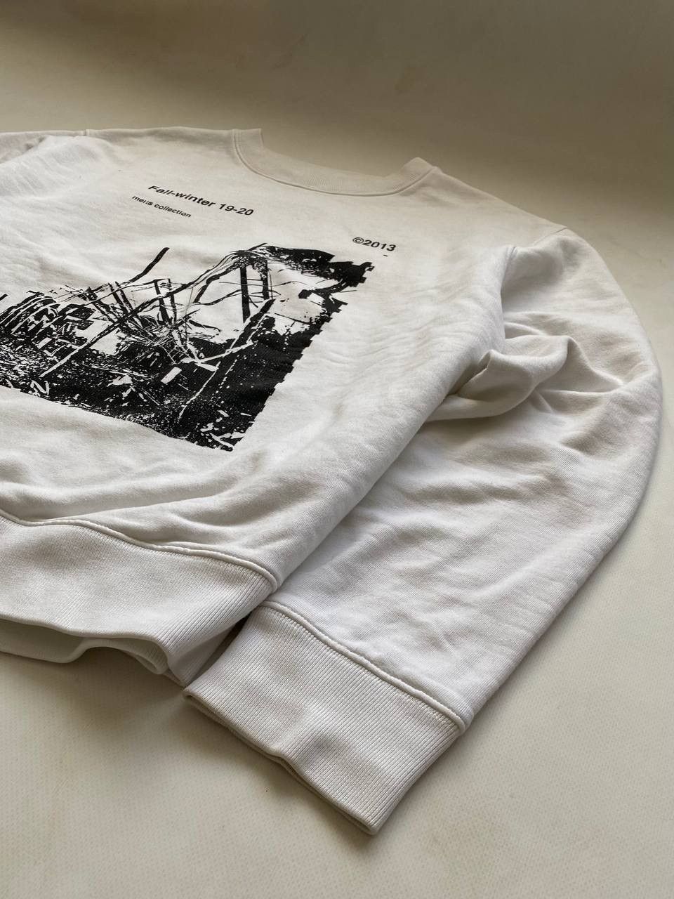 Off-White RARE OFF-WHITE MAIN LABEL FALL-WINTER 19-20 2013 SWEATSHIRT Size US L / EU 52-54 / 3 - 3 Thumbnail