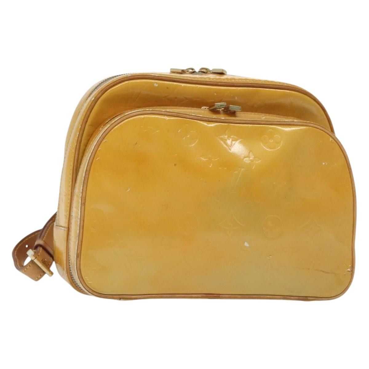 Louis Vuitton LOUIS VUITTON Monogram Vernis Marley Backpack Gris M91038 Size ONE SIZE - 1 Thumbnail