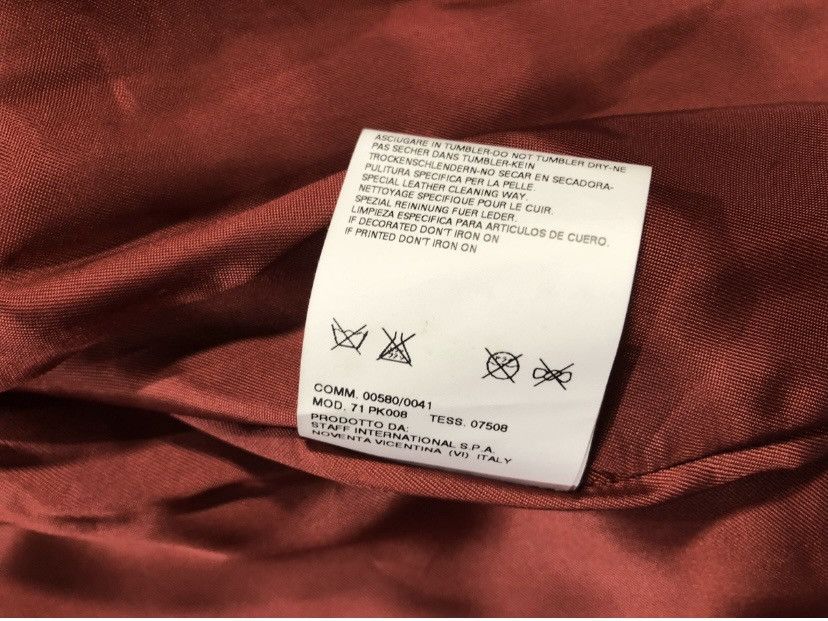 Dsquared2 Dsquared2 🇮🇹 Ovine Leather Accordion Edge Biker Jacket 54 NEW Size US L / EU 52-54 / 3 - 10 Thumbnail