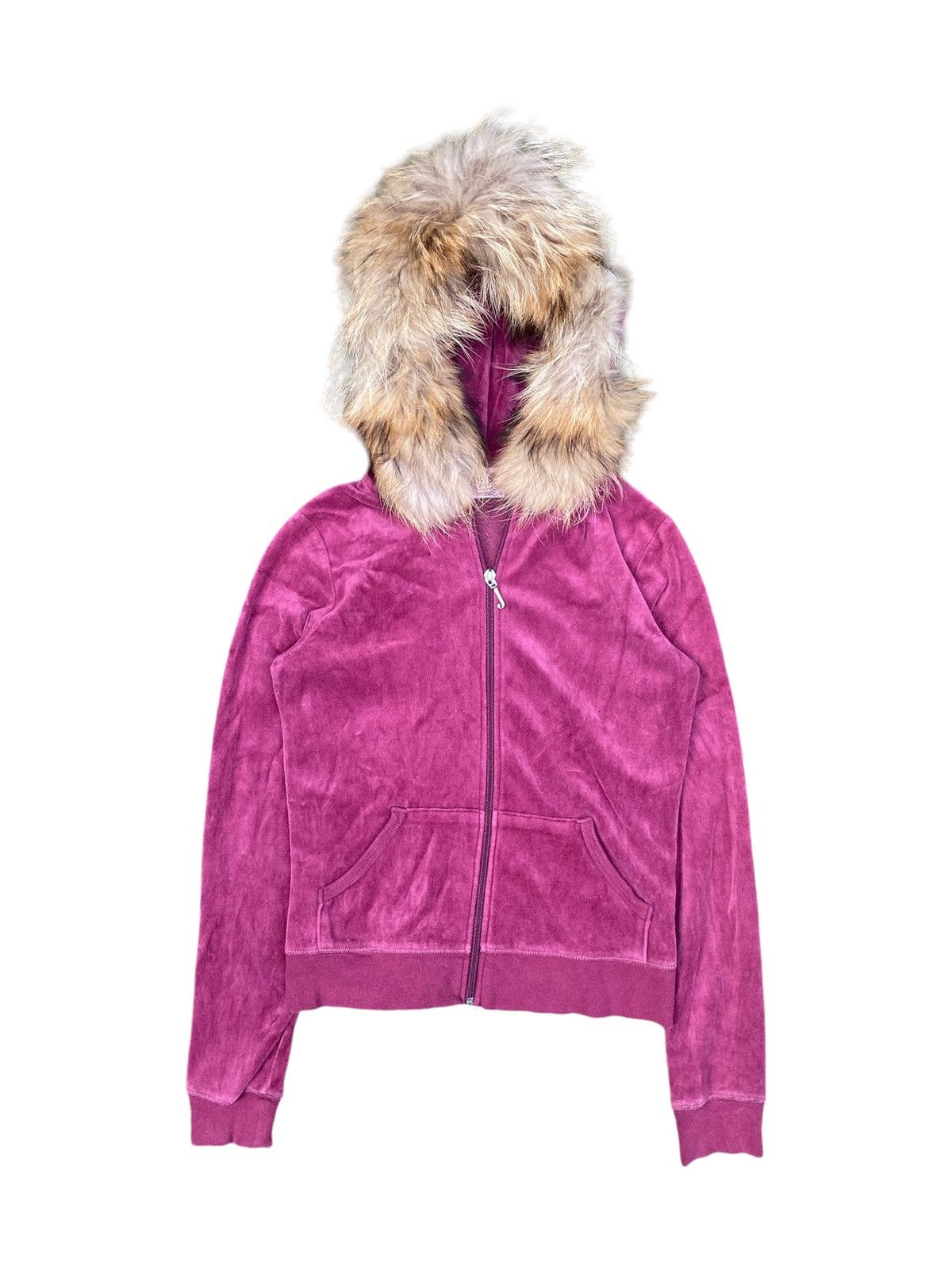 Hysteric Glamour × Japanese Brand × Le Grande Bleu (L.G.B.) Fur Velvet Hoodie Juicy Couture lgb styled Size S / US 4 / IT 40 - 2 Thumbnail