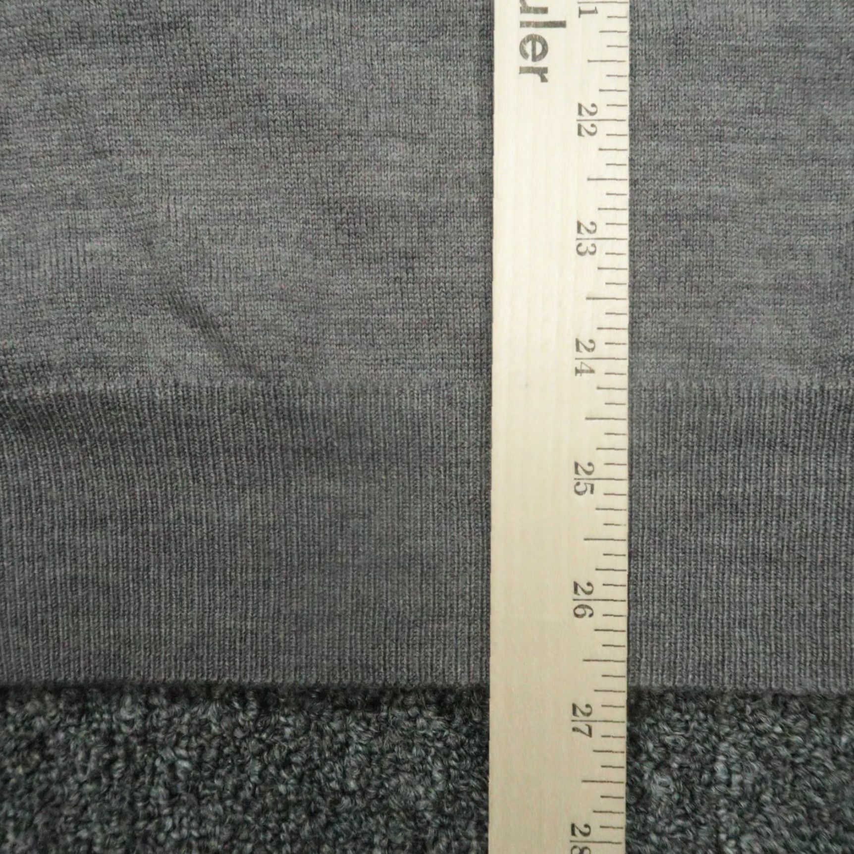 Orvis Orvis Mens Large Gray Merino Wool Full Zip V Neck Cardigan Pockets Sweater Size US L / EU 52-54 / 3 - 7 Thumbnail