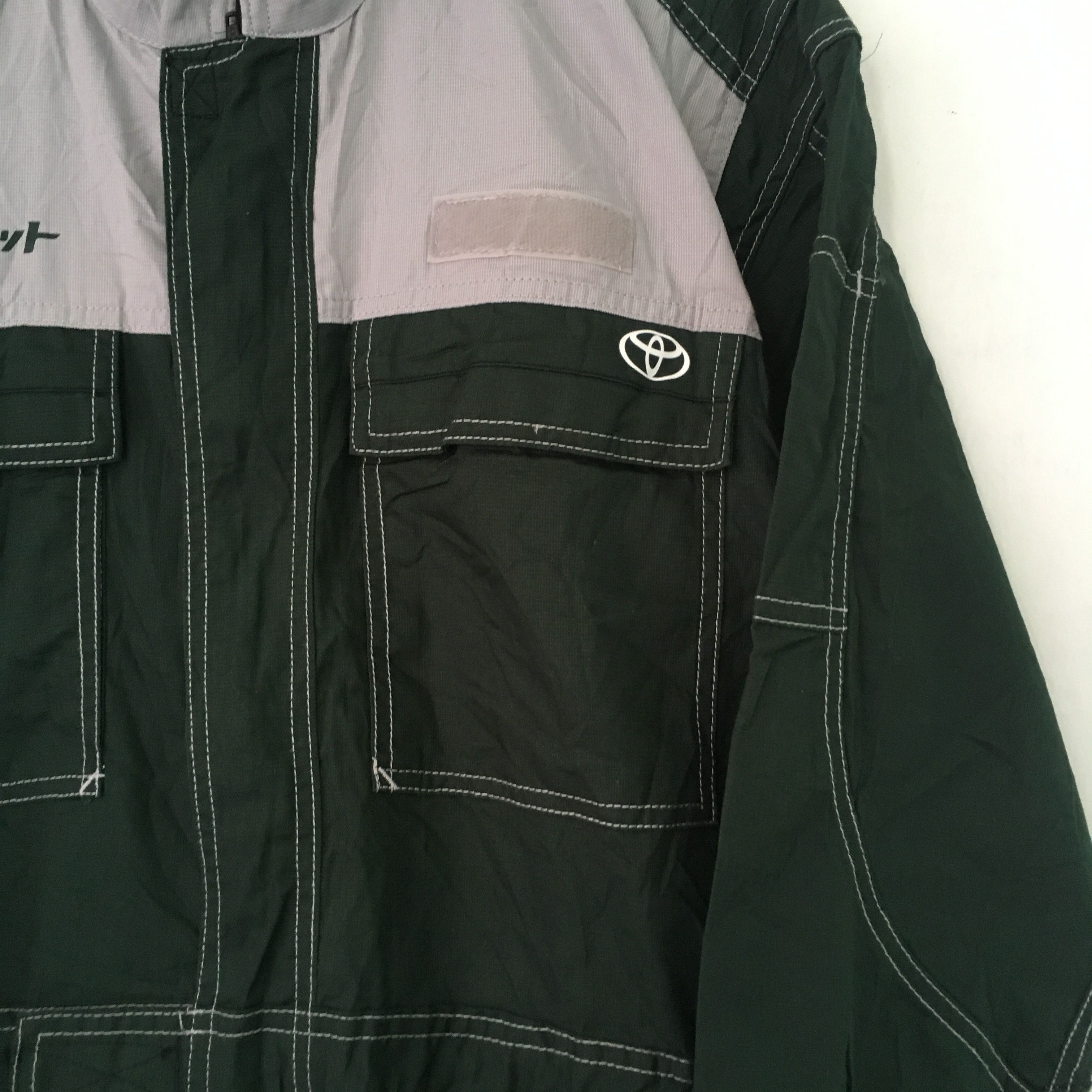 Japanese Brand Vintage 90's Toyota Techno Japan Green Coveralls Size US M / EU 48-50 / 2 - 5 Thumbnail