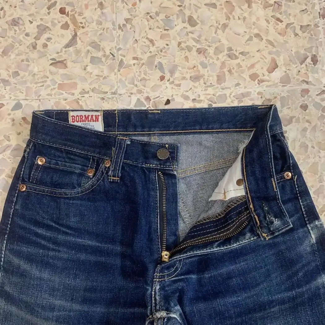 PPFM × The Smiths FLARE 💥 Vintage BORMAN Jeans Bootcut Trousers Denim Pants Size US 26 / EU 42 - 6 Thumbnail