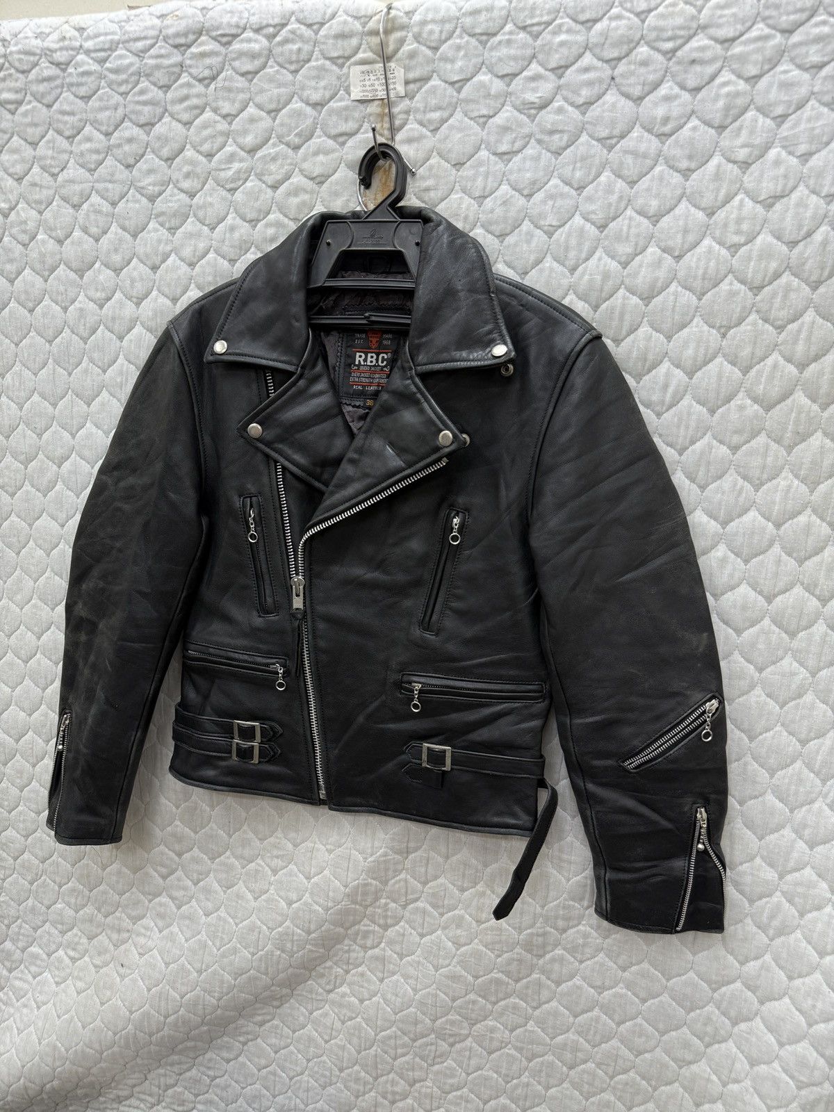 Genuine Leather 🔥🔥🔥ARCHIVE R.B.C ROAD MASTERS LEATHER JACKET Size US S / EU 44-46 / 1 - 2 Thumbnail