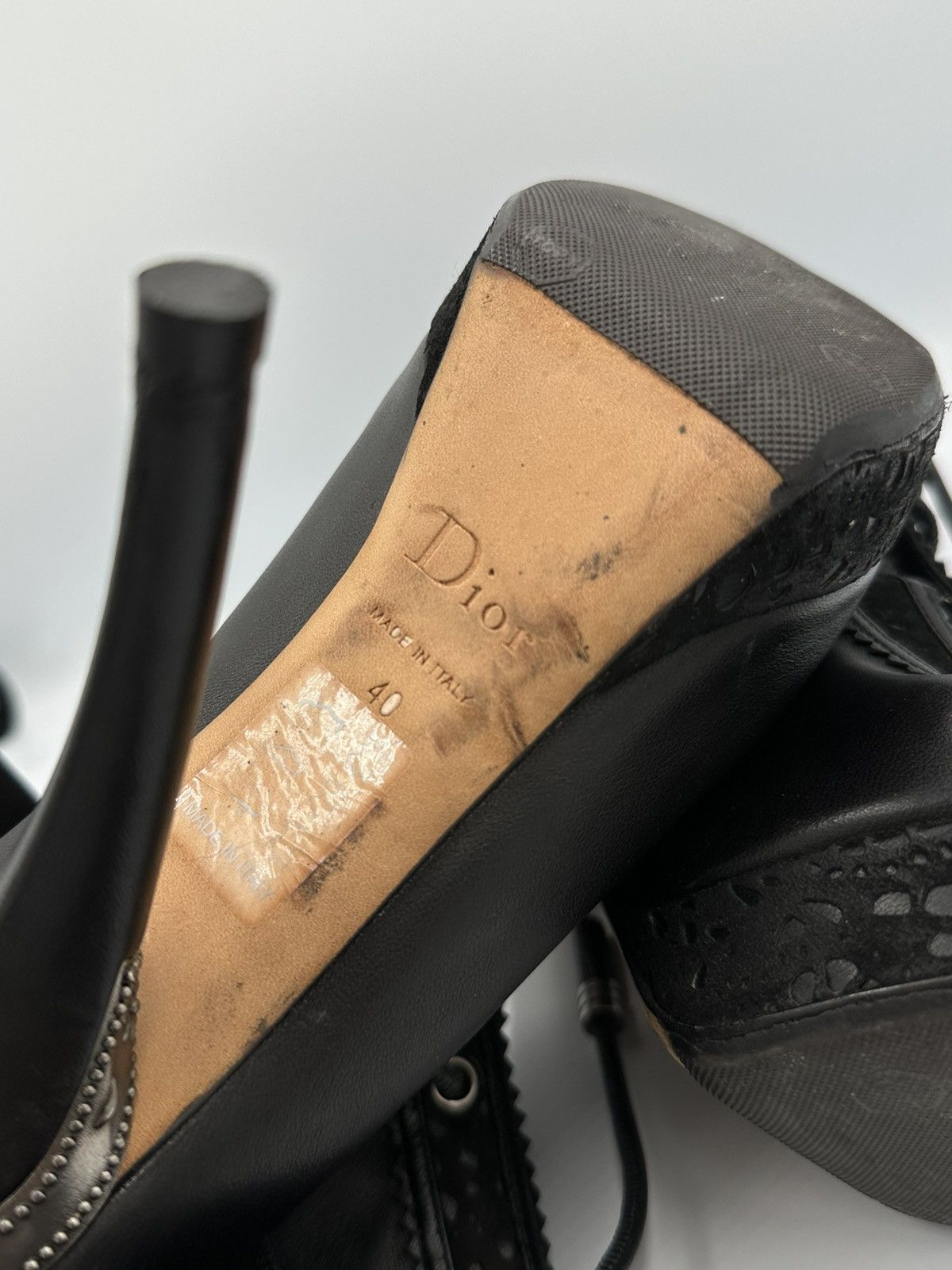 Dior Christian Dior leather lace up Boots very rare Size US 9 / IT 39 - 17 Thumbnail