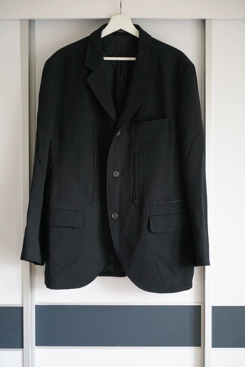 Yohji Yamamoto Yohji Yamamoto Yohji Yamamoto Multi-Pocket Zipper Jacket Size US L / EU 52-54 / 3 - 1 Thumbnail