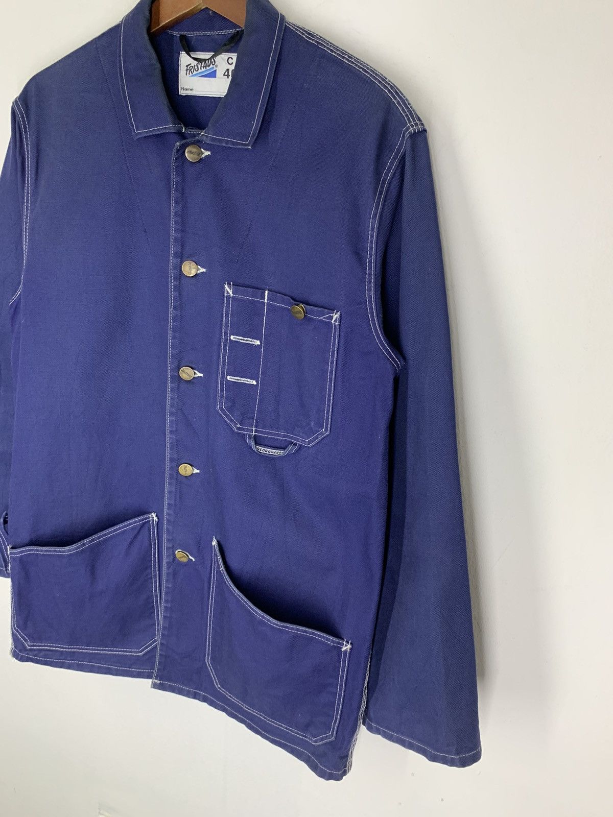 Vintage French Workwear Fristads Vintage Size US L / EU 52-54 / 3 - 3 Thumbnail