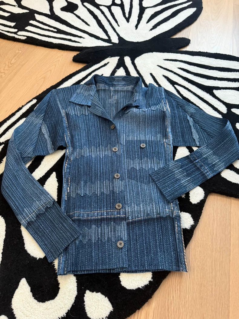Issey Miyake Issey Miyake Vintage denim jacket Size XL / US 12-14 / IT 48-50 - 1 Thumbnail