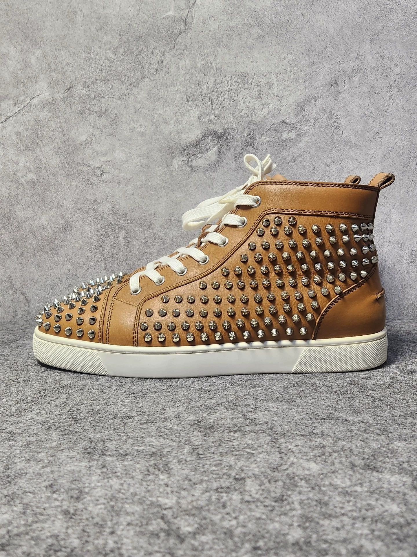 Christian Louboutin Christian Louboutin Yellow Leather High-TopSneakers 43 Size US 9 / EU 42 - 6 Thumbnail