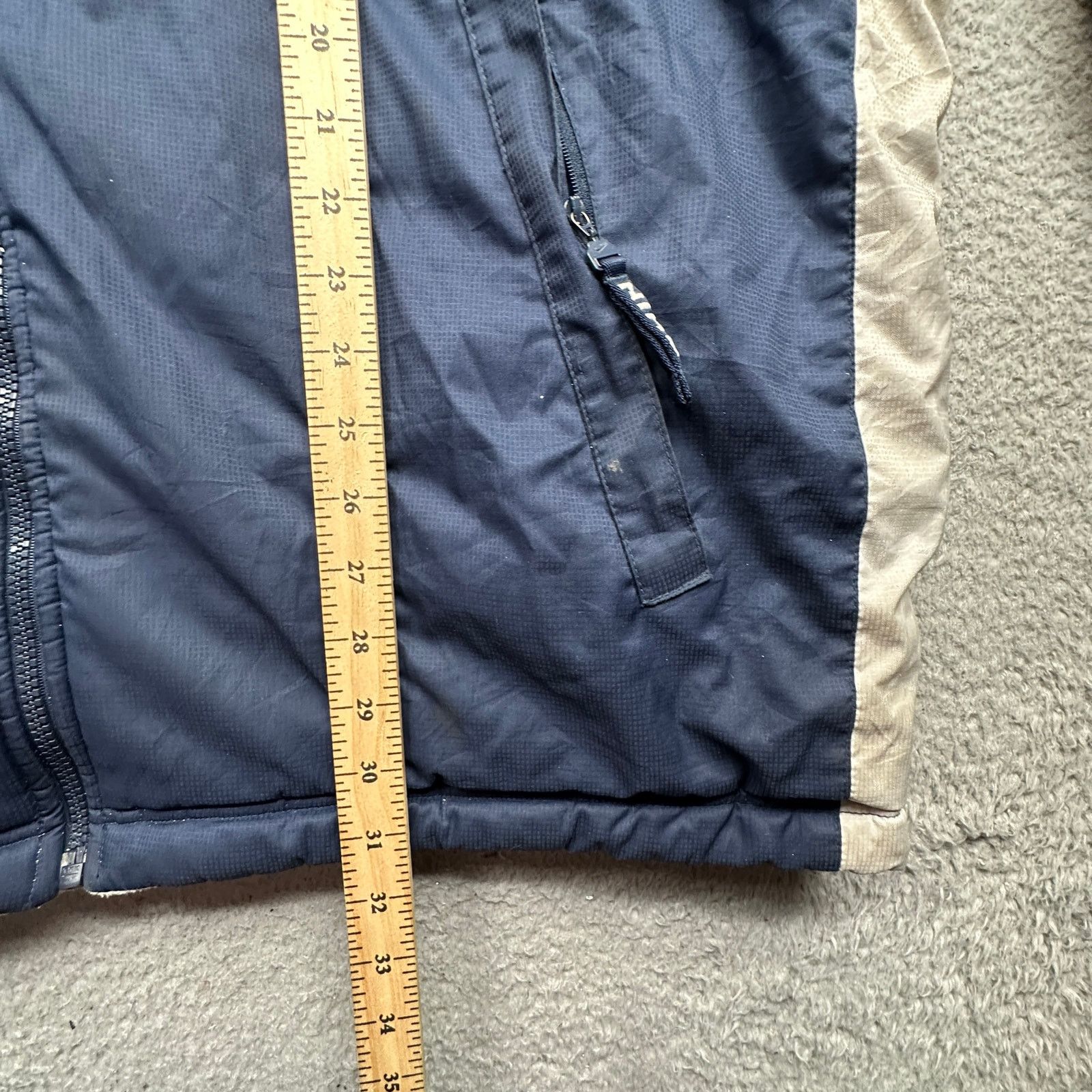 Nike Vintage Y2K Nike Reversible Jacket Mens XL Navy STAINED Size US XL / EU 56 / 4 - 7 Thumbnail