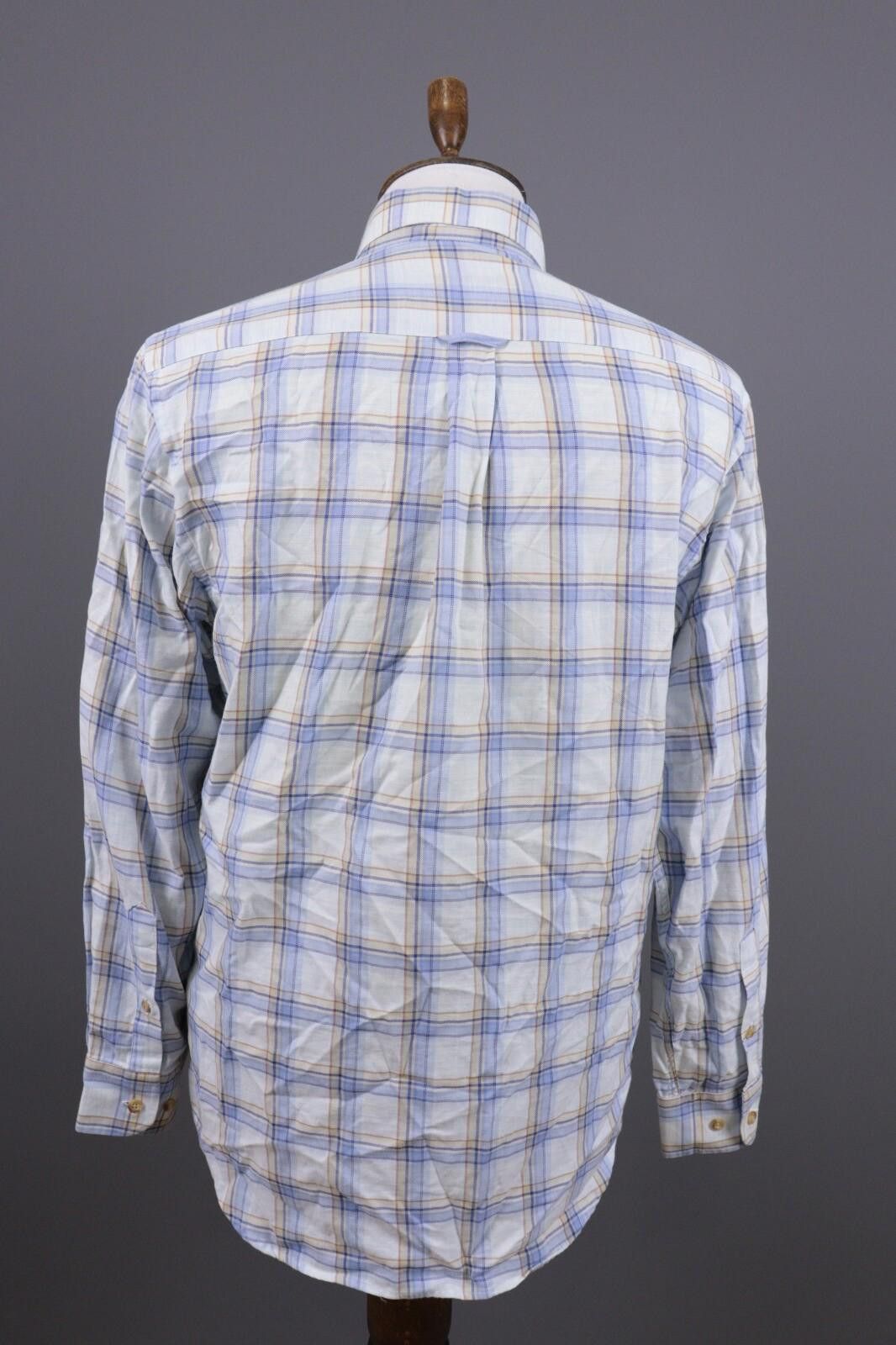 Barbour Barbour Regular Fit White Check Plaid Shirt Size M Size US M / EU 48-50 / 2 - 9 Thumbnail