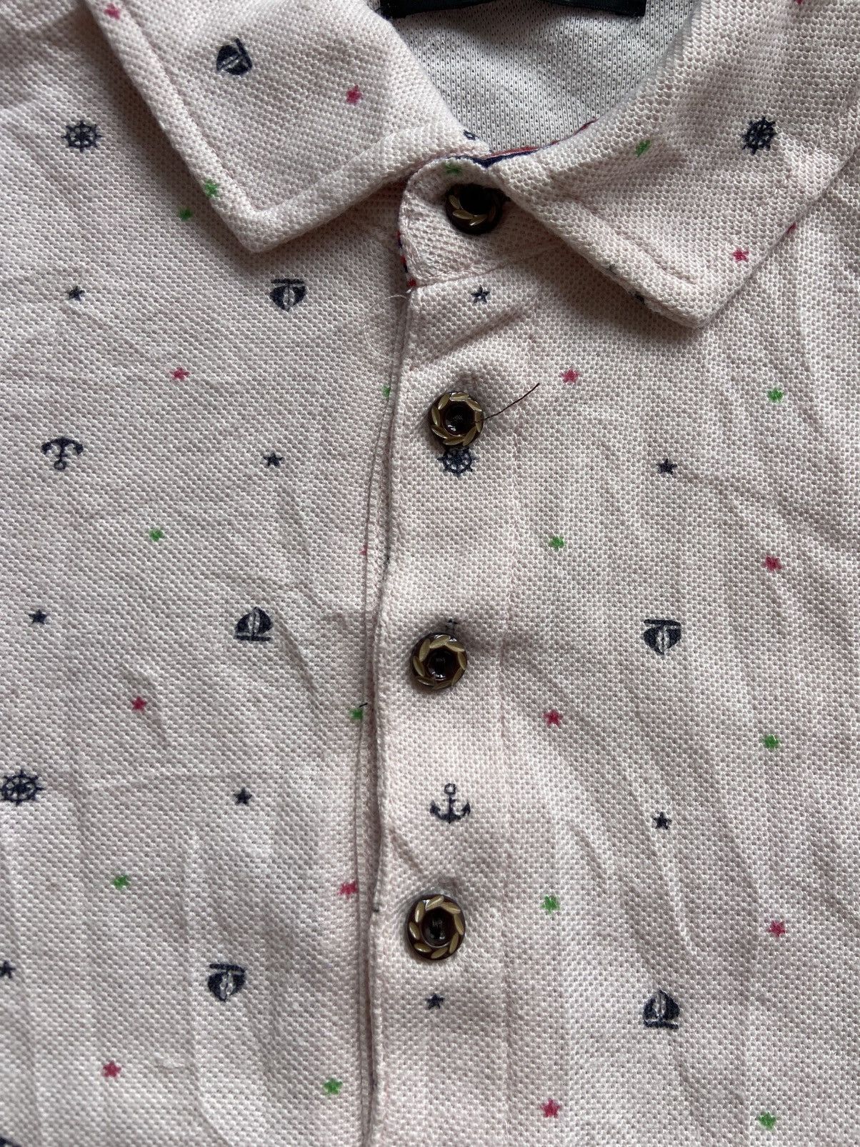 Japanese Brand Beaumere Immortal Design Ships Patern Polo shirt Size US M / EU 48-50 / 2 - 3 Thumbnail
