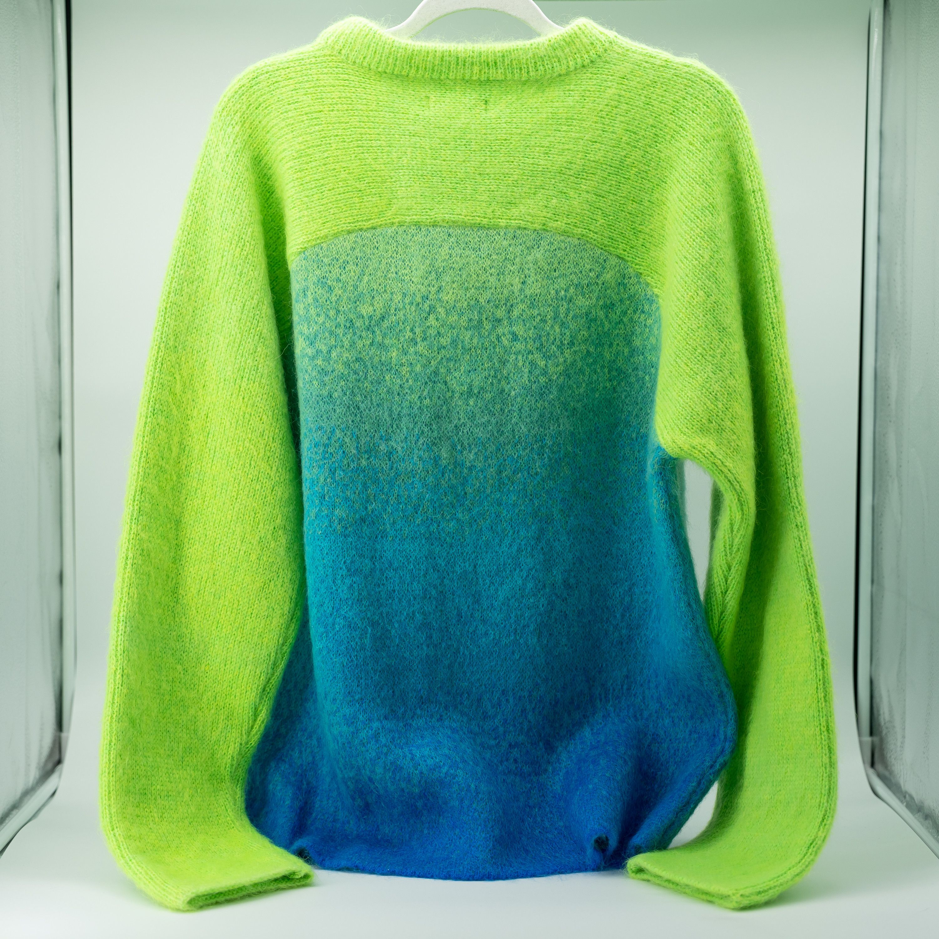 ERL size M - ERL Green Gradient Rainbow Sweater Size US M / EU 48-50 / 2 - 7 Thumbnail