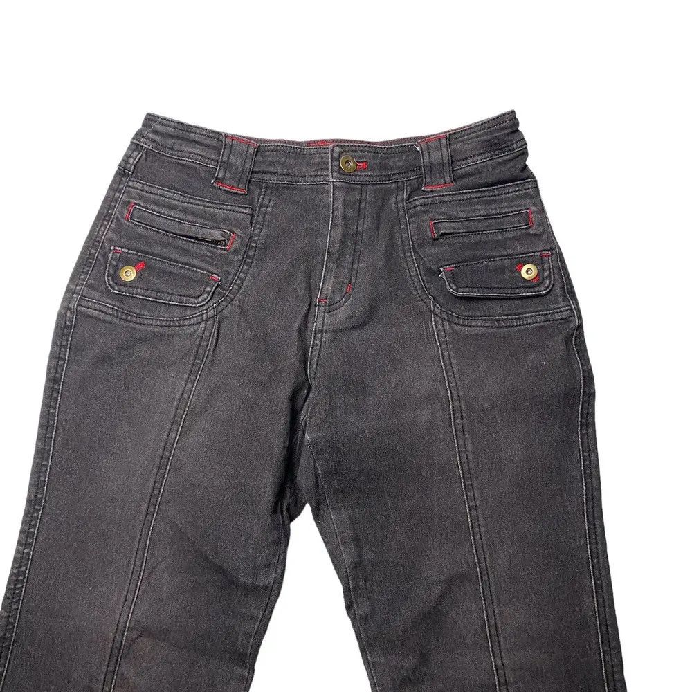 Japanese Brand Flared Lowrise Washed Straight Cut Jeans Size US 28 / EU 44 - 1 Thumbnail