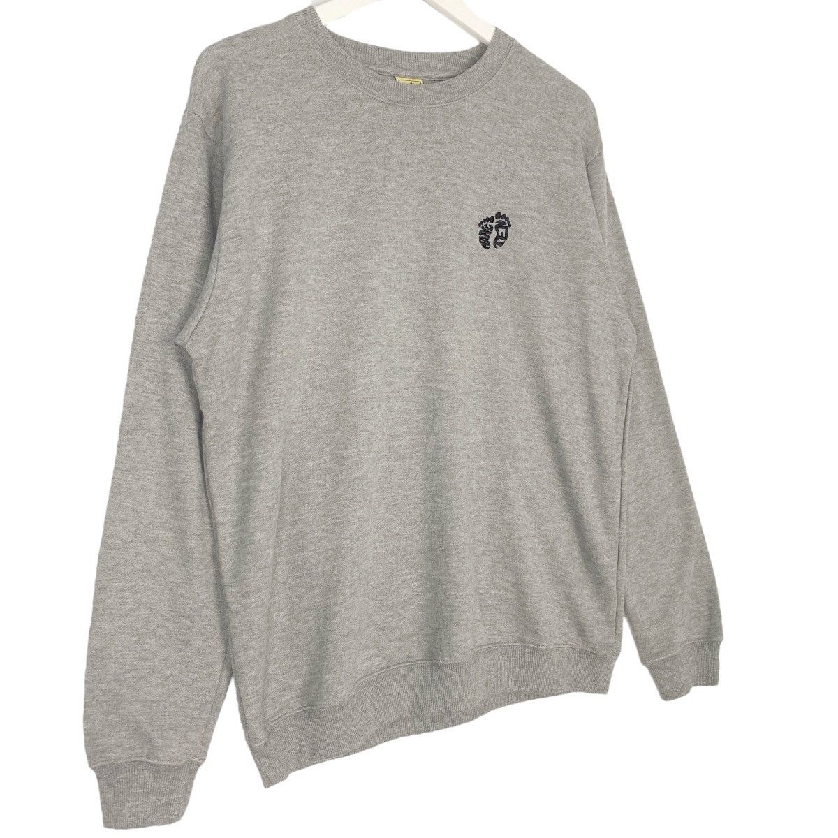 Vintage Vintage Han Teng Sweatshirt Crewneck Logo Embroidery Grey Size US L / EU 52-54 / 3 - 3 Thumbnail