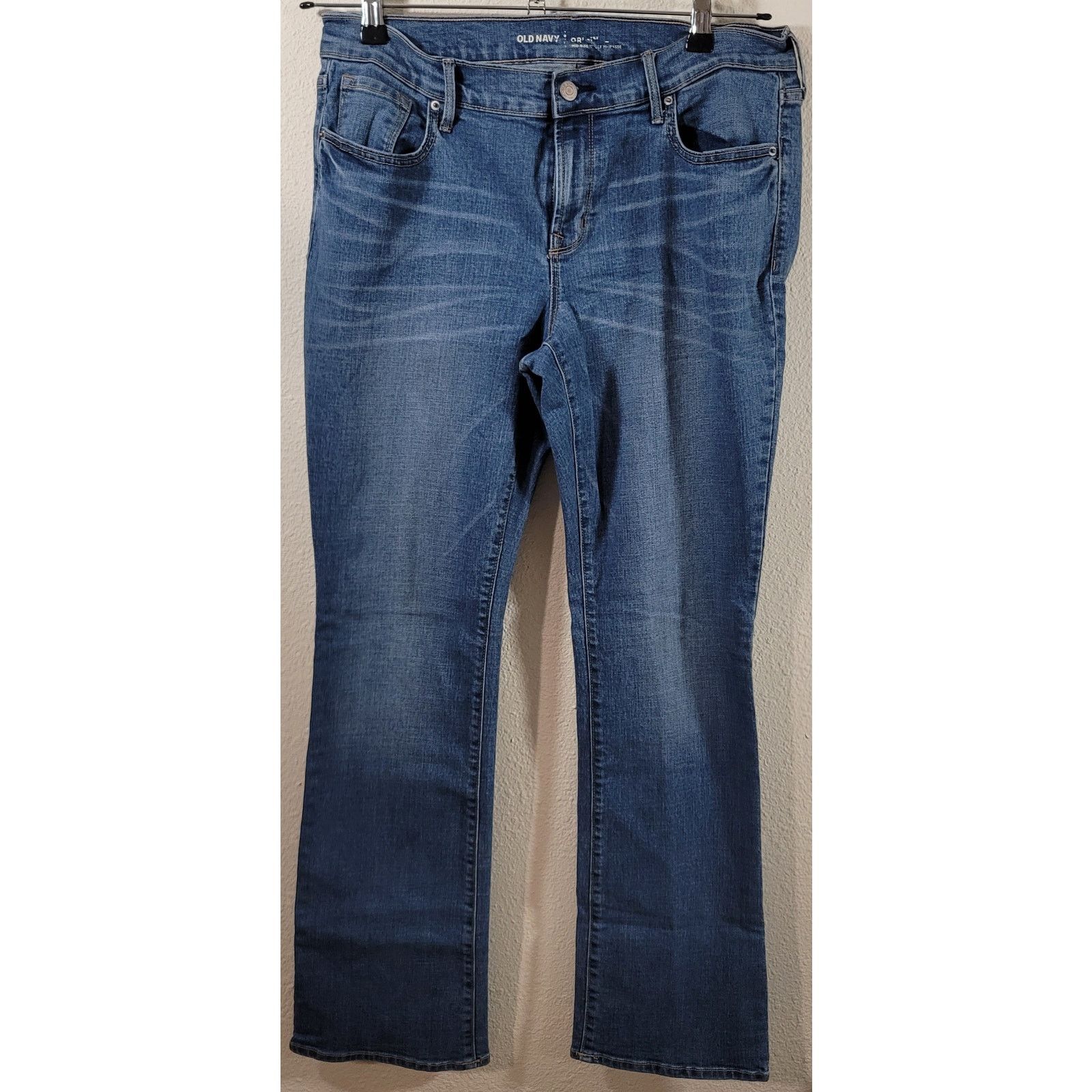Old Navy Old Navy Light Blue Mid Rise Denim Jeans 12R Lightweight Size 34" / US 12 / IT 48 - 2 Thumbnail