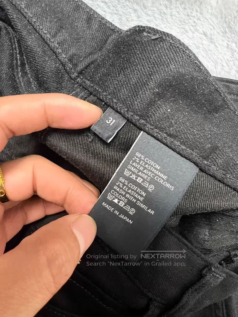 Celine CELINE Black Basic Denim Jeans Size US 31 - 4 Thumbnail