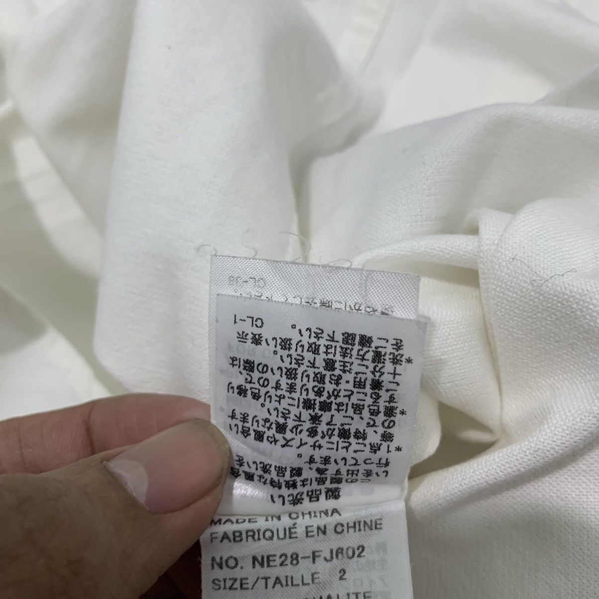 Ne-Net ne net By Issey Miyake Classic White Size US M / EU 48-50 / 2 - 10 Thumbnail