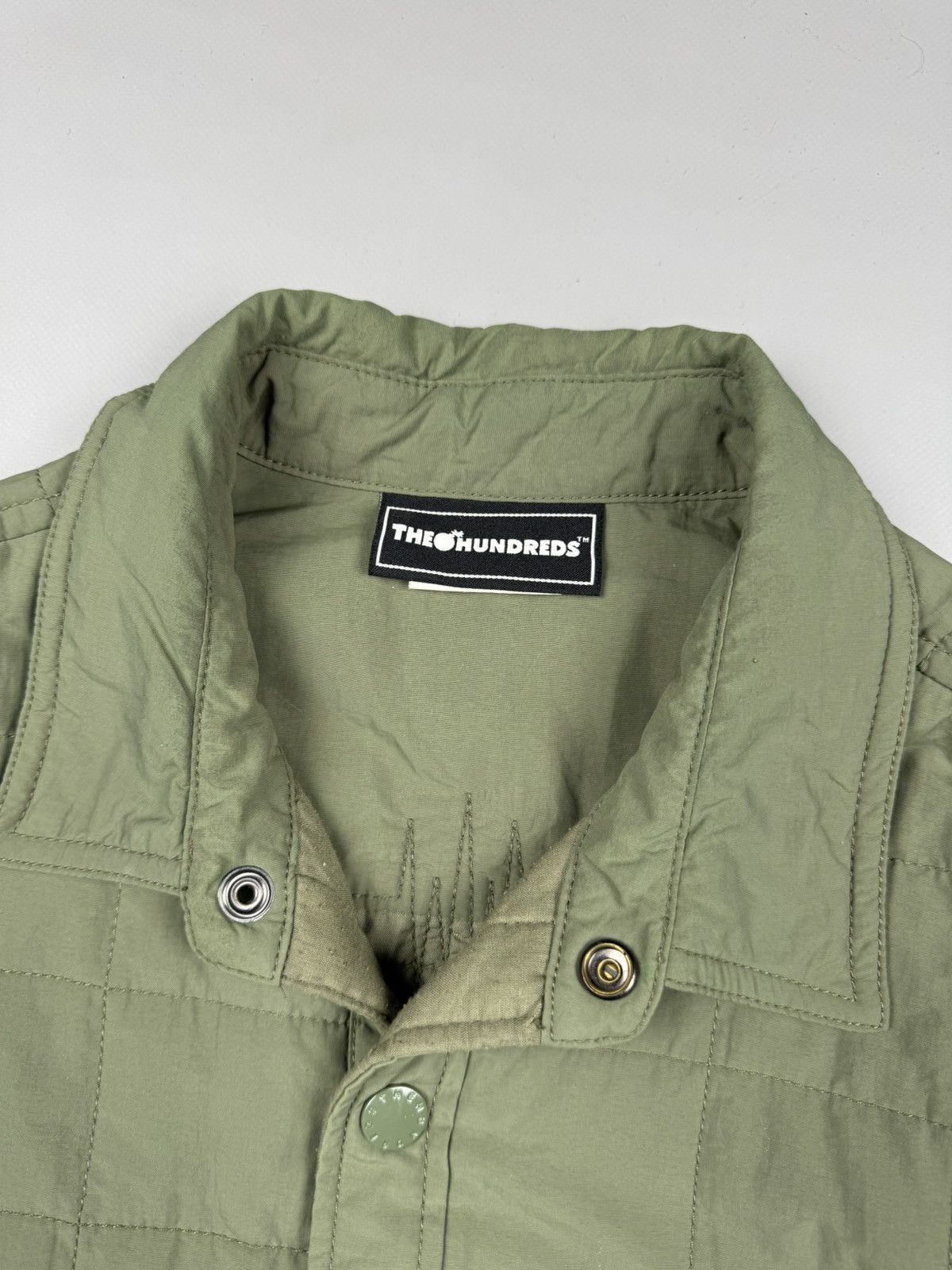 The Hundreds The Hundreds Khaki quited shirt size XL Size US L / EU 52-54 / 3 - 3 Thumbnail