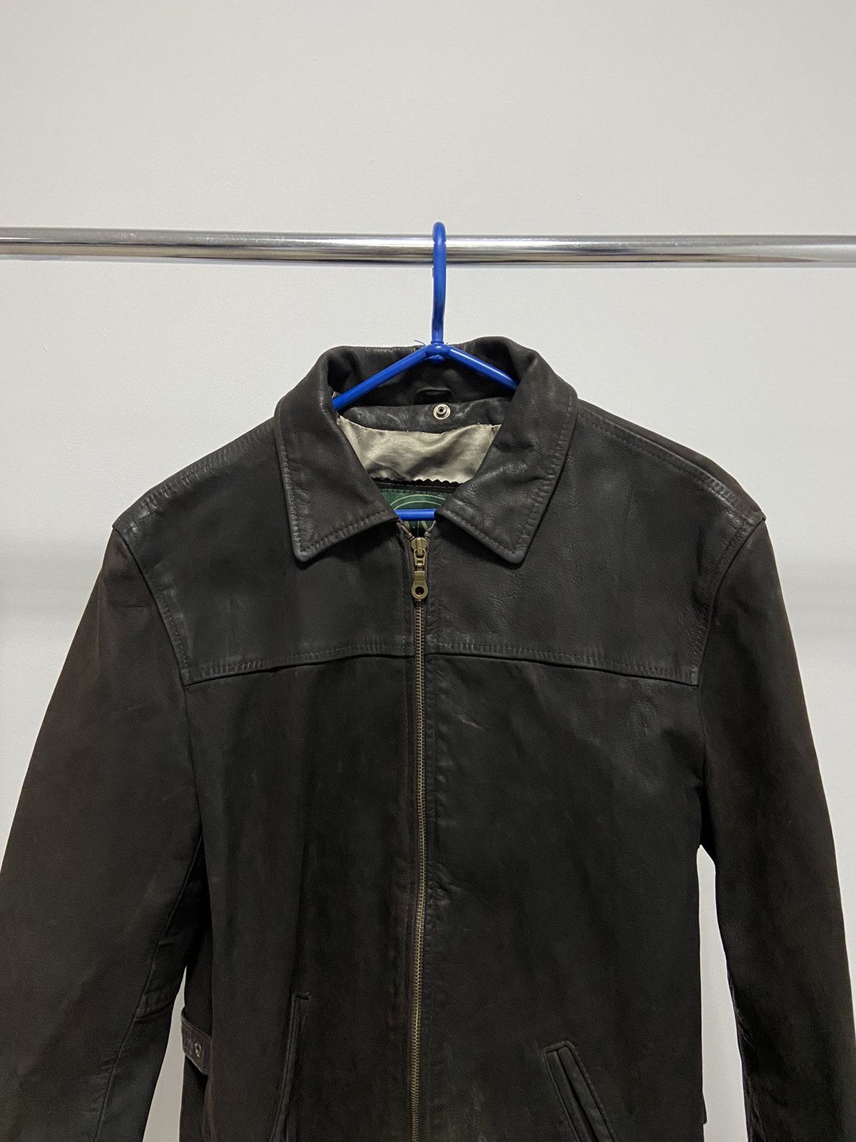 AMI × Vintage AMI London Leather Jacket Vintage Avant Garde Luxury Size US L / EU 52-54 / 3 - 2 Thumbnail