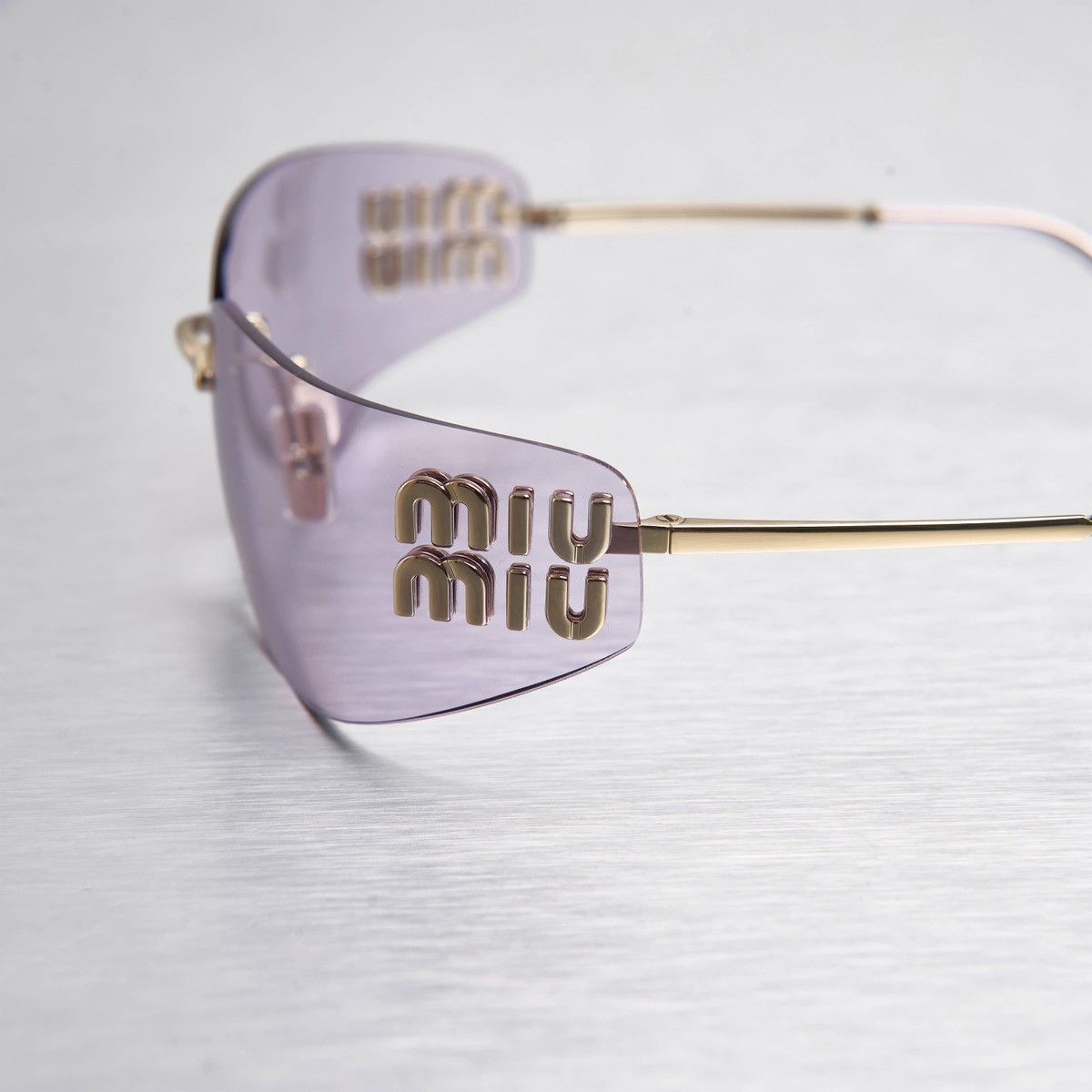 Miu Miu MIU MIU 0MU A51S ZVN90O SUNGLASSES Size ONE SIZE - 3 Thumbnail