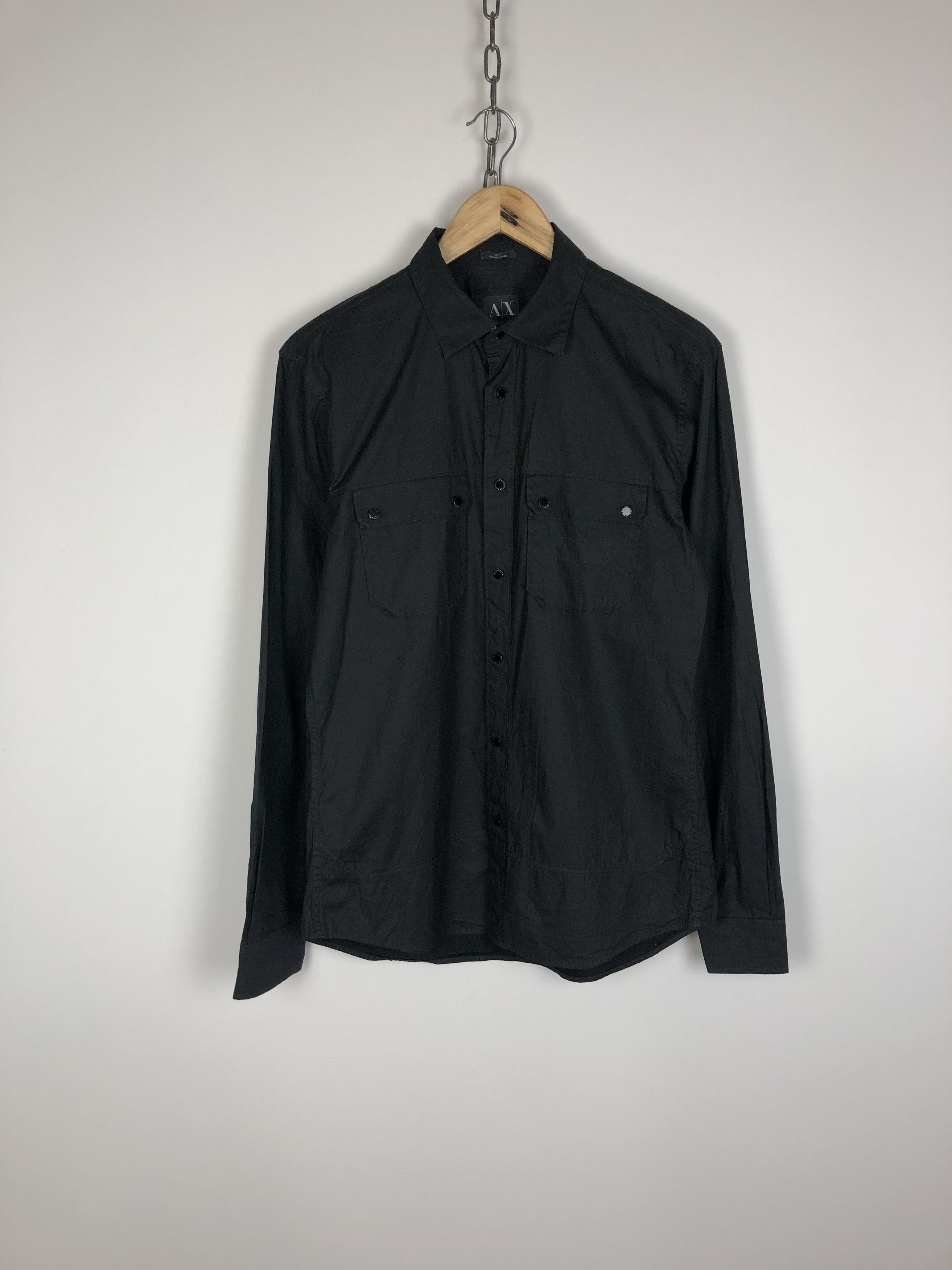 Armani Armani Exchange Light Overshirt Slim Fit Gray size M Size US M / EU 48-50 / 2 - 1 Thumbnail