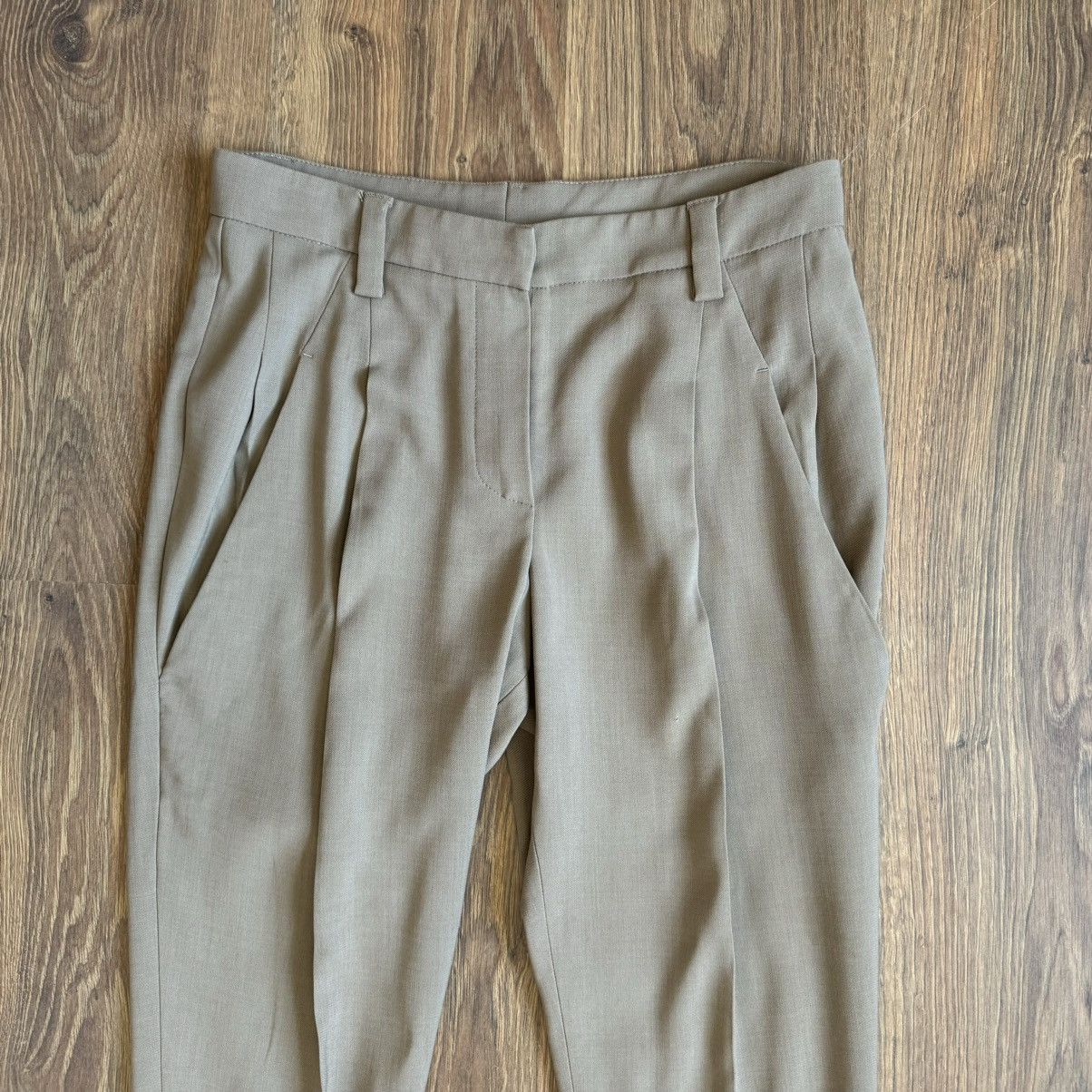 Brunello Cucinelli Brunello Cucinelli Wool Viscose Casual Pants Women’s USA 6 Size 28" / US 6 / IT 42 - 2 Thumbnail