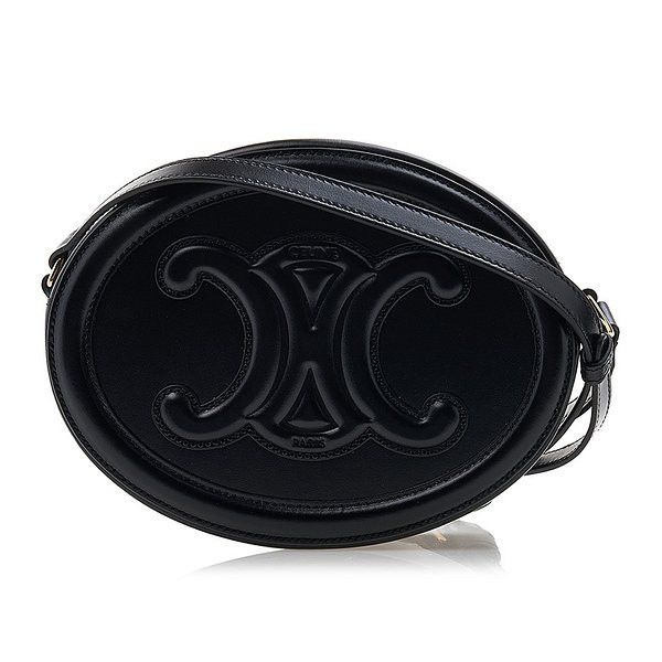 Celine o1w1db10125 198603DXC Size: OS / Cuir Triomphe Bag in Black Size ONE SIZE - 1 Thumbnail