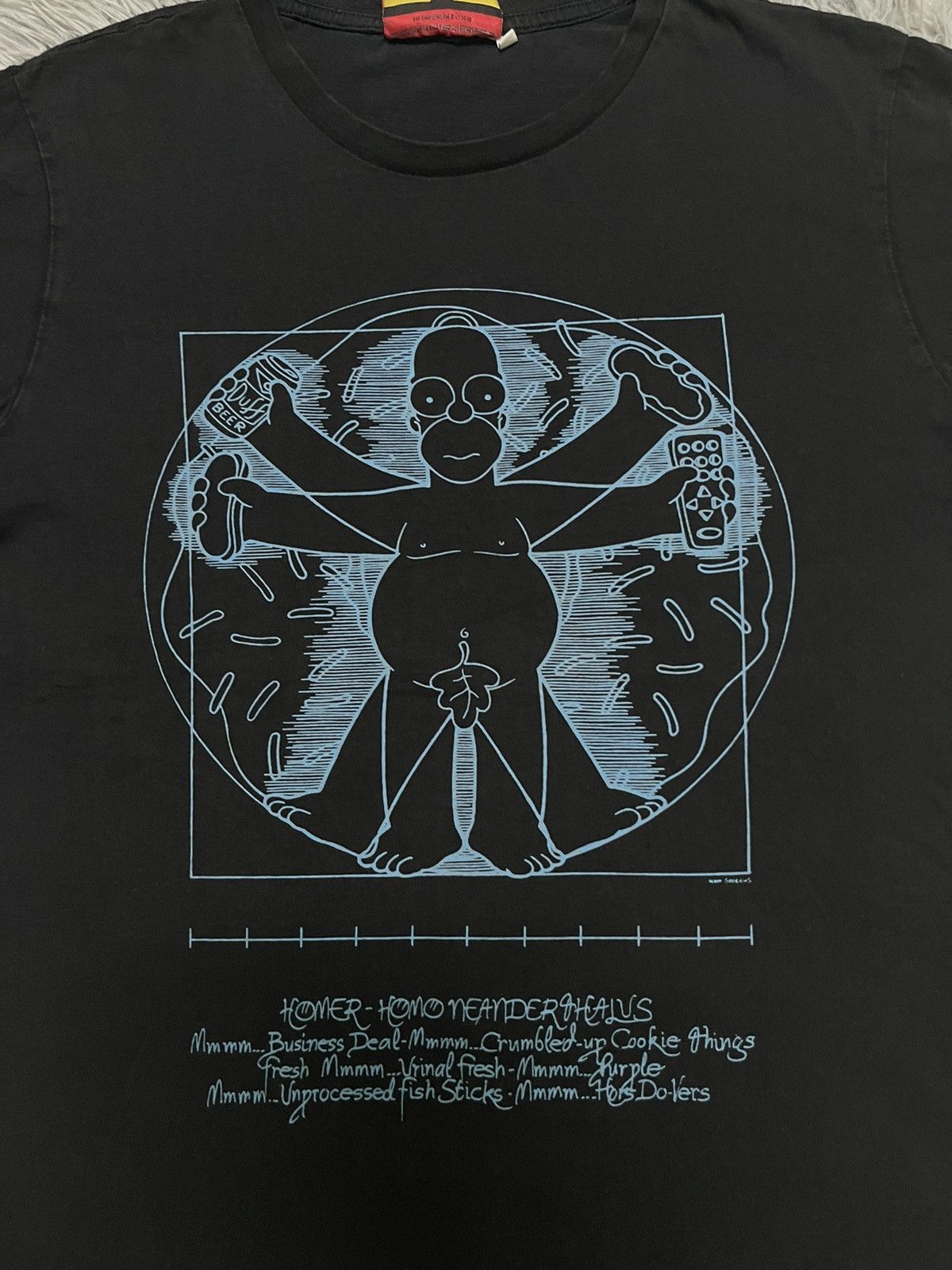 The Simpsons 2010 THE SIMPSONS X LEONARDO DA VINCI TSHIRT NICELY FADED Size US XL / EU 56 / 4 - 5 Thumbnail