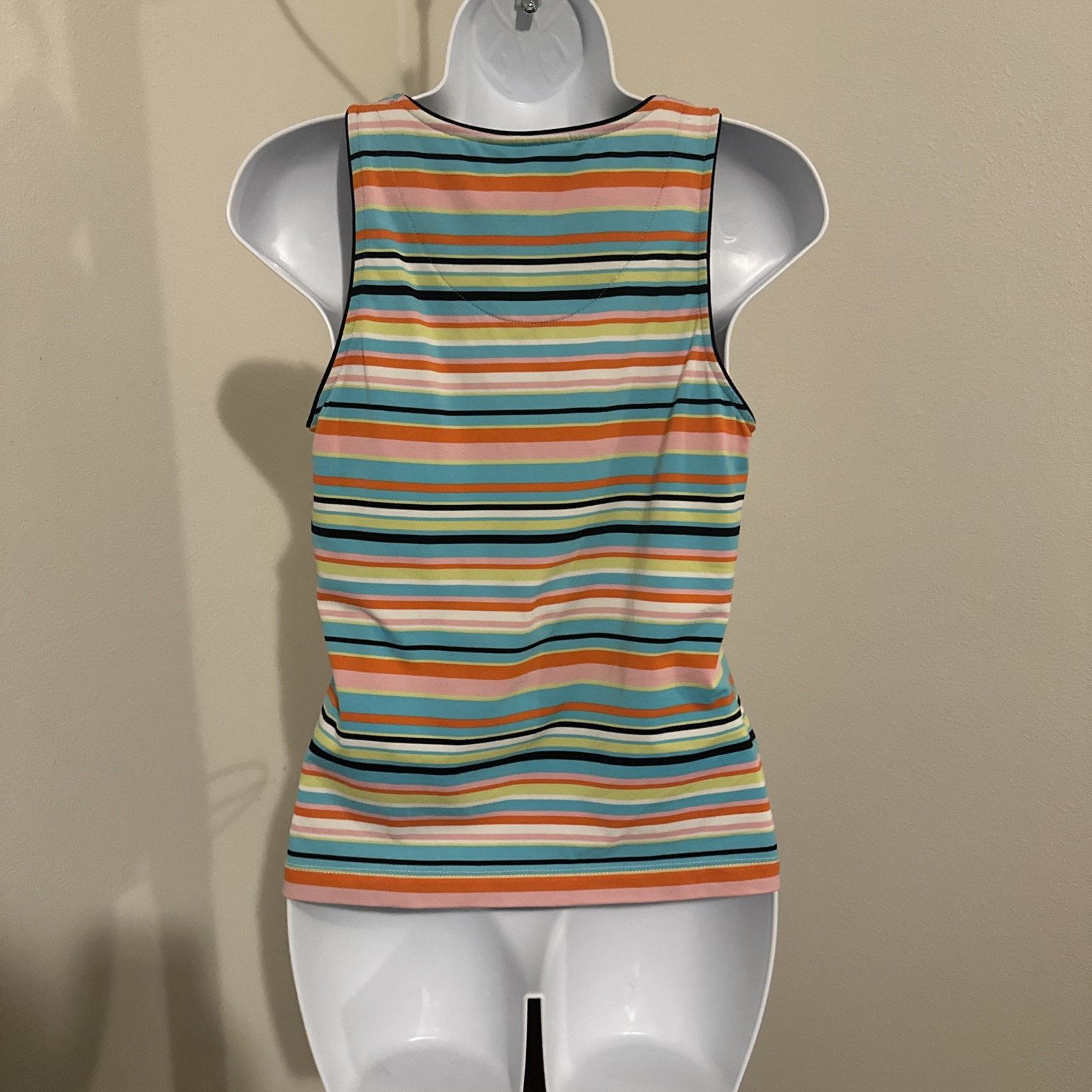 Other Vintage Tail Striped Sleeveless Tank Top, Size S Size S / US 4 / IT 40 - 3 Thumbnail