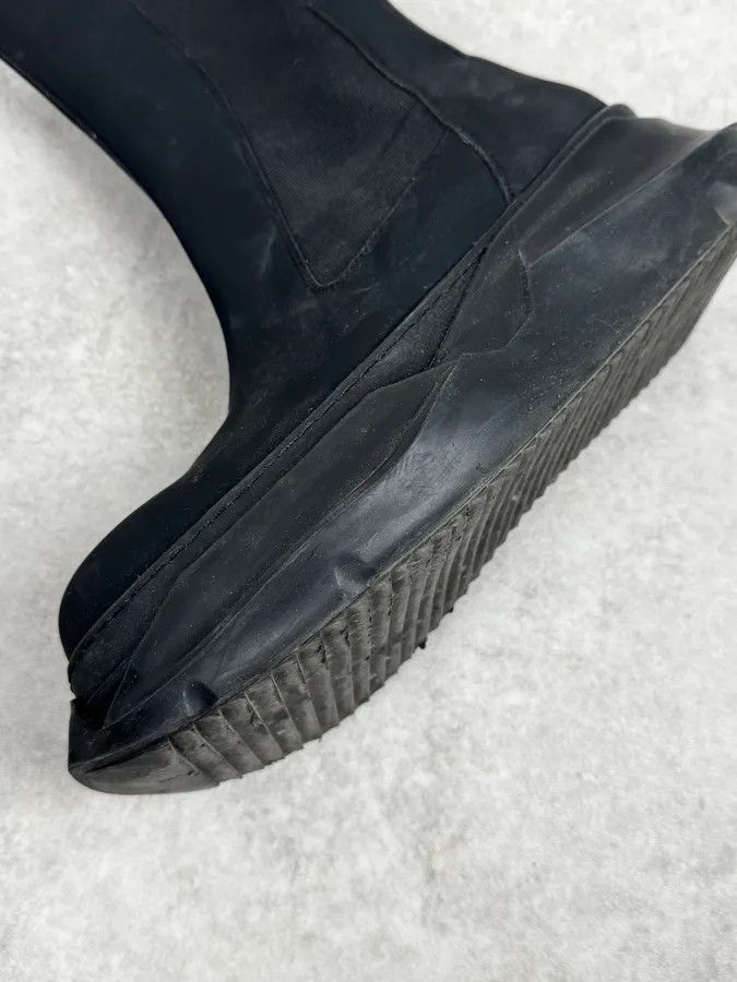 Rick Owens Rick Owens Black Modern Sole Rubber Chelsea Boots Size US 10 / EU 43 - 7 Thumbnail