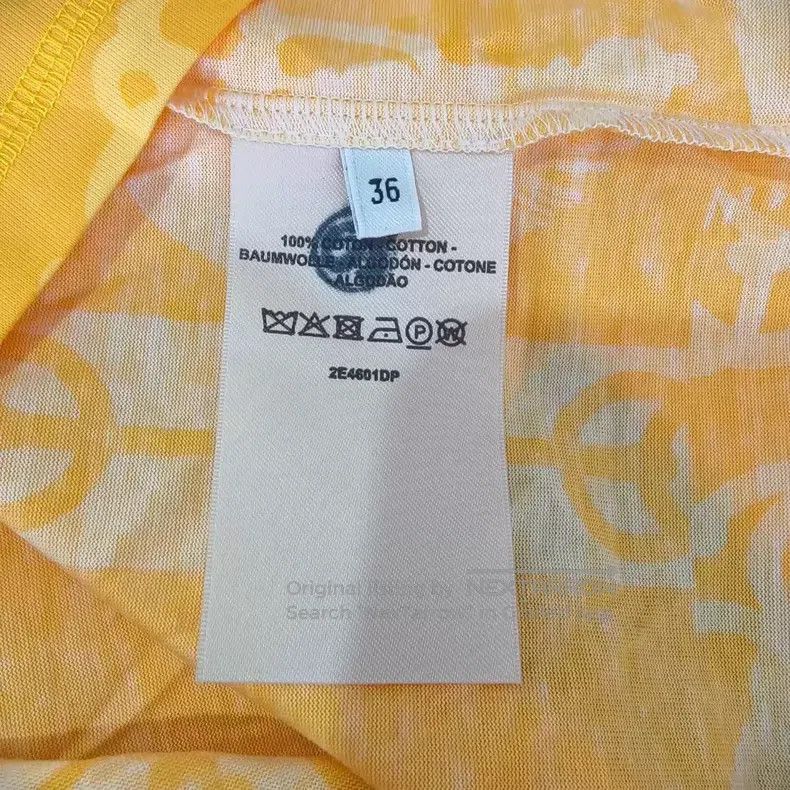 Hermes Hermes Yellow Harness Print Silk Short Sleeve Size XXS / US 00 / IT 34 - 6 Thumbnail