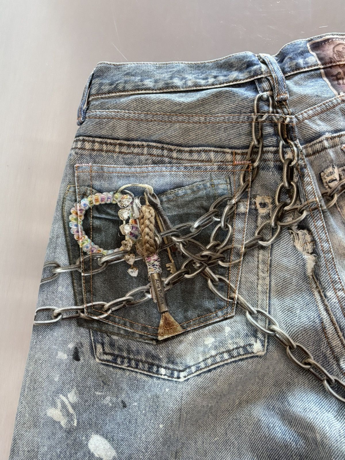 Acne Studios Acne Studios TOL Keychains Jeans Size US 28 / EU 44 - 7 Thumbnail