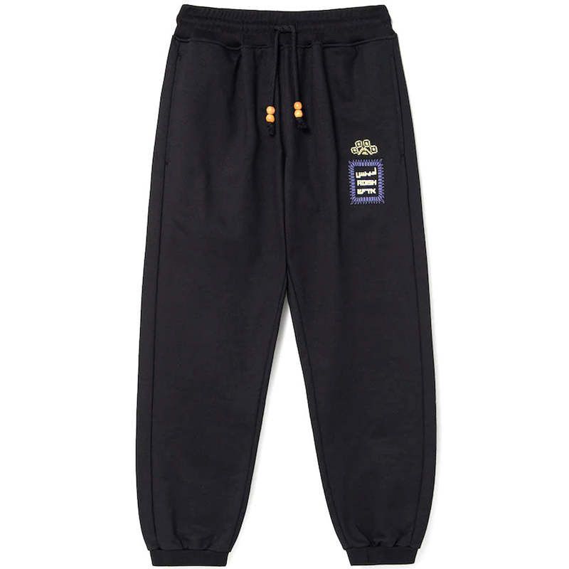 Adish o1mle1224 Alkhws Logo Sweatpants & Joggers in Black Size US 30 / EU 46 - 1 Thumbnail